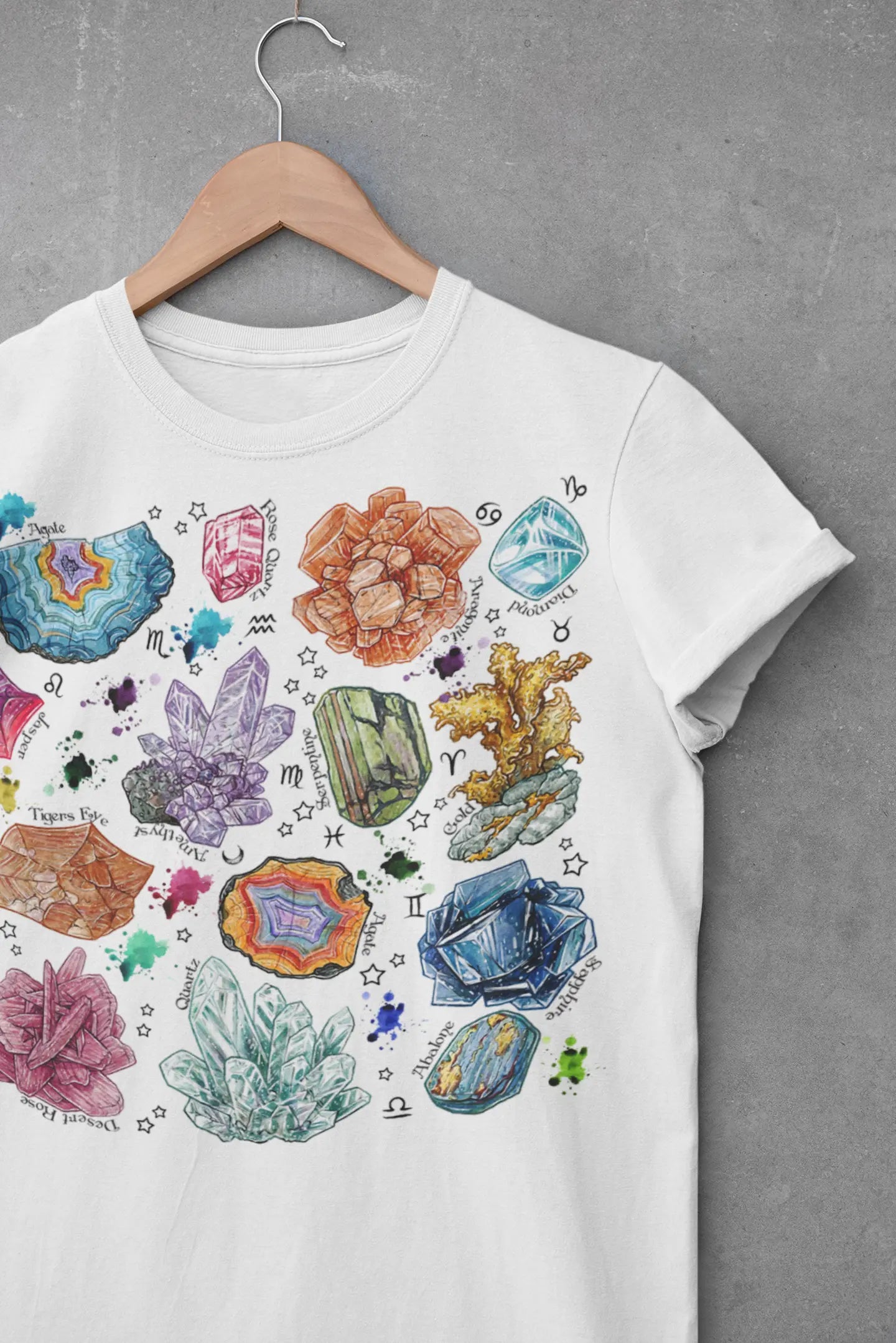 Witchy Crystal Graphic Tee Shirt, Hoodie Sweatshirt – Everpop Studio