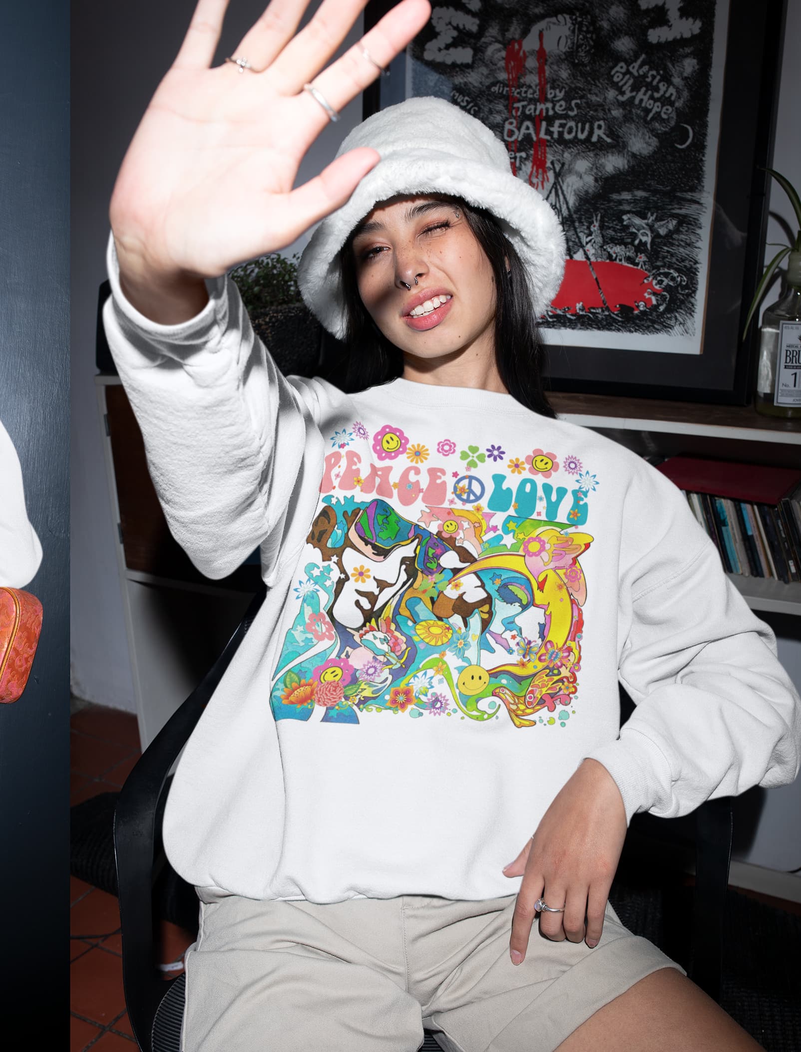 Retro Groovy  Graphic Tee Shirt, Hoodie Sweatshirt