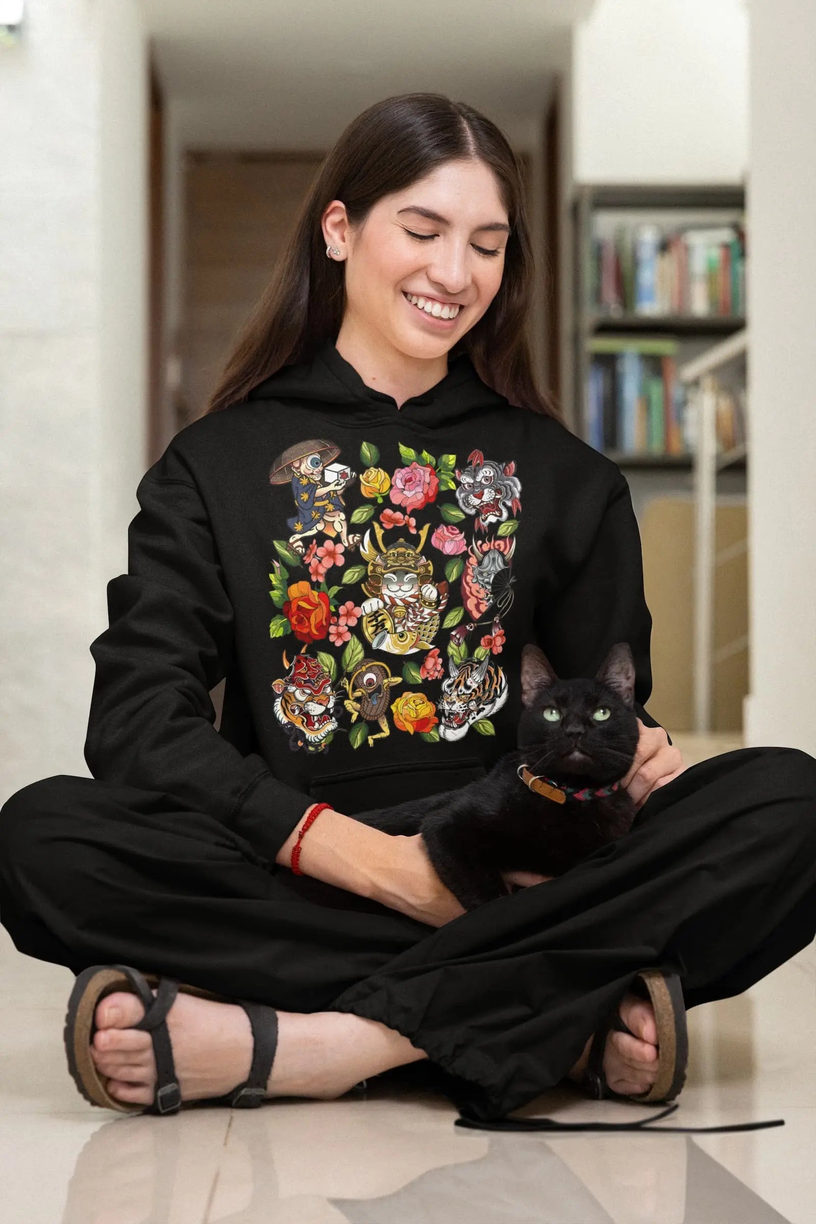 Kawaii Japanese Tattoo Graphic Tee Shirt, Hoodie Sweatshirt