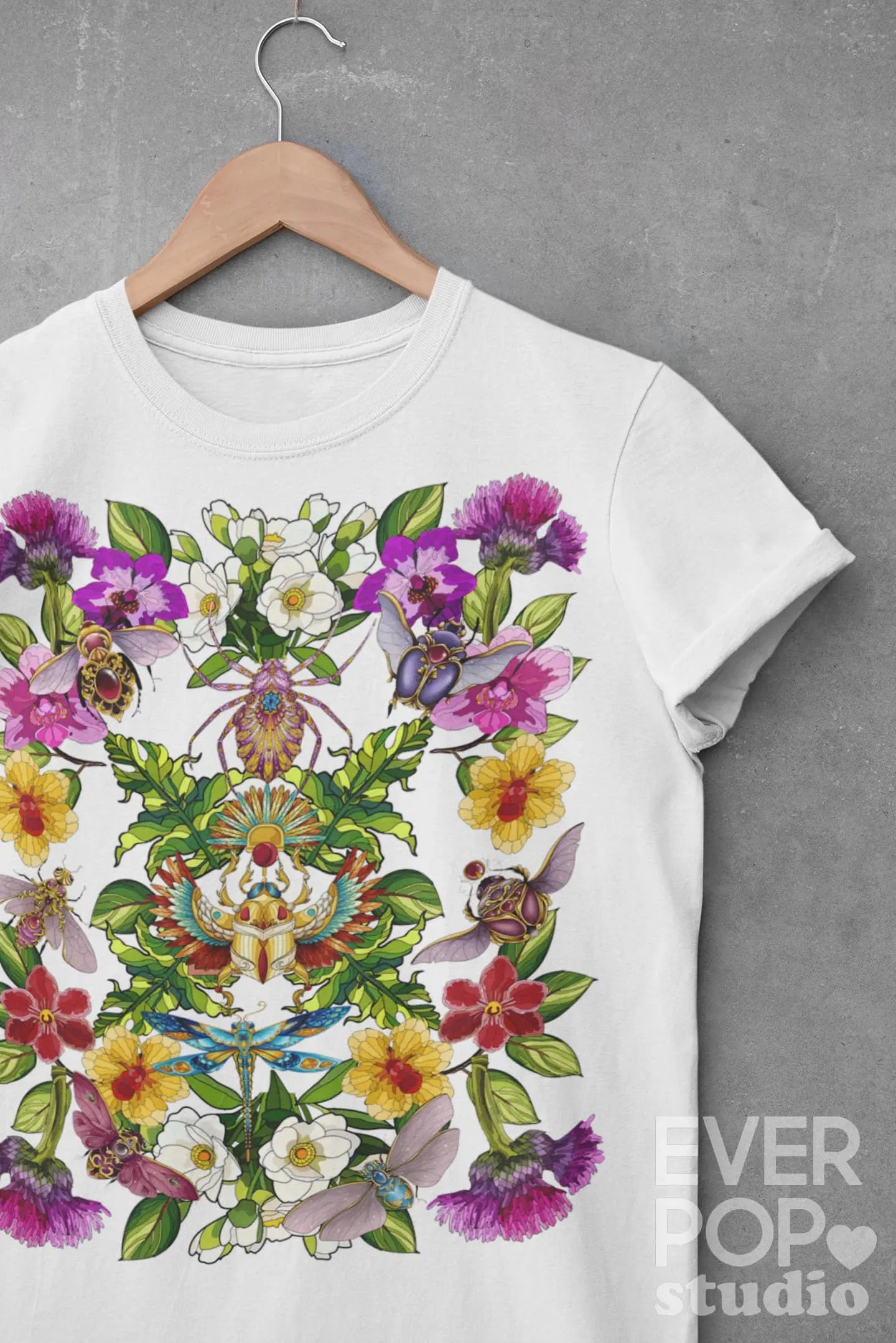 Jewel Bug Garden Graphic Tee Shirt, Hoodie Sweatshirt