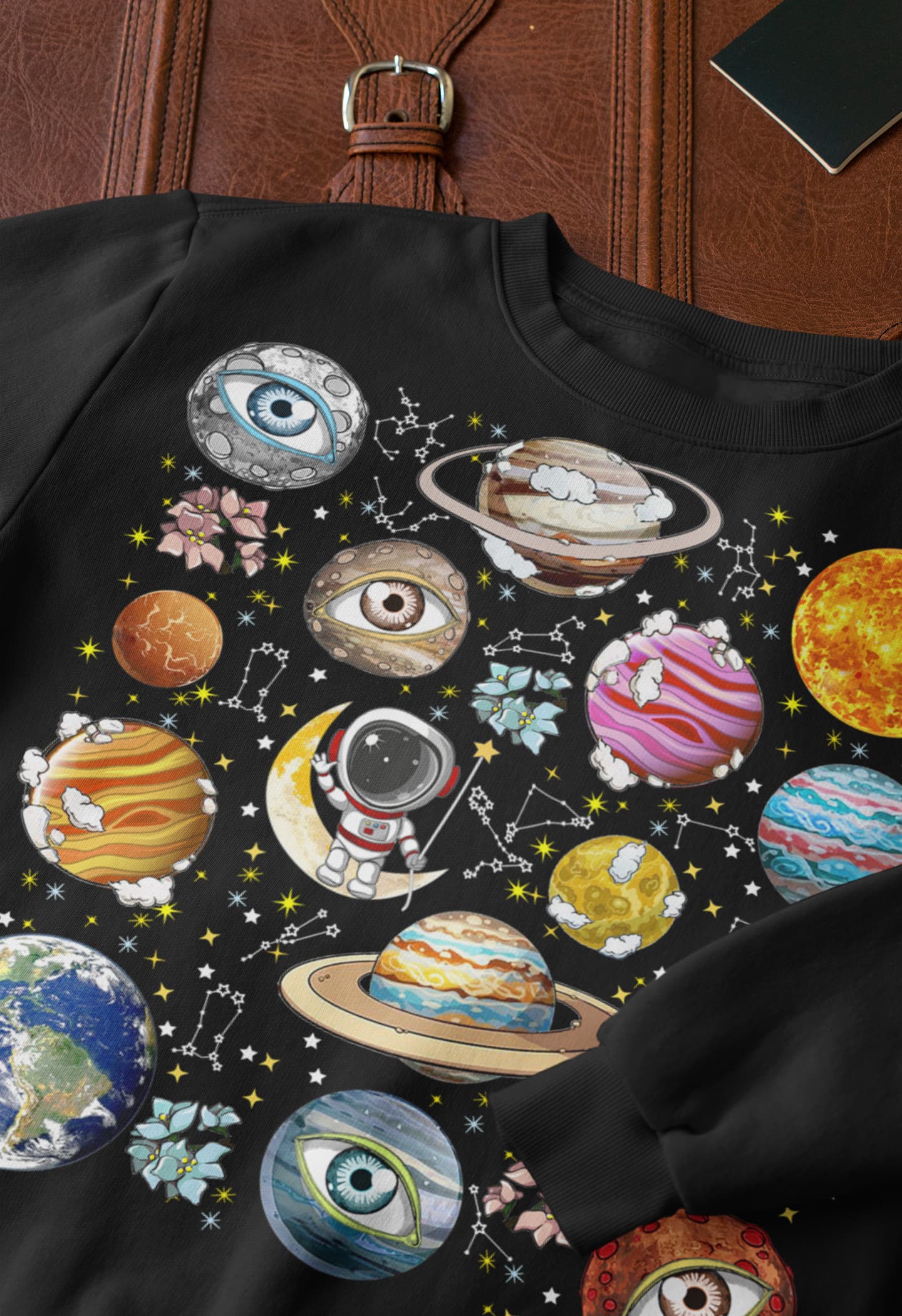 Space Astronaut Graphic Tee Shirt, Hoodie Sweatshirt