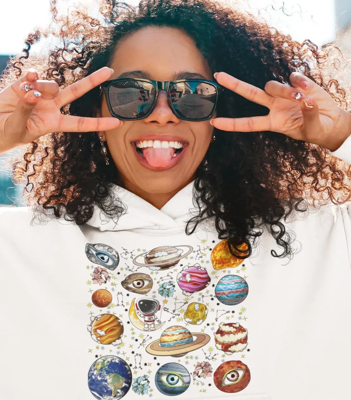 Space Astronaut Graphic Tee Shirt, Hoodie Sweatshirt