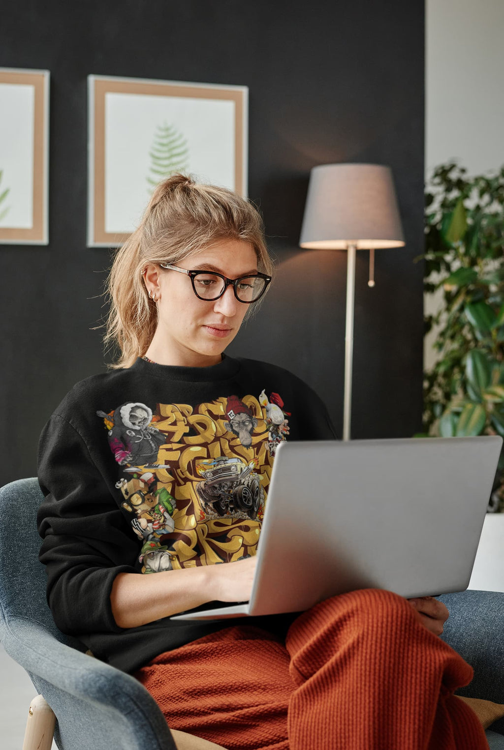 Urban Graffiti Crew Street Art Graphic Tee Shirt, Hoodie Sweatshirt