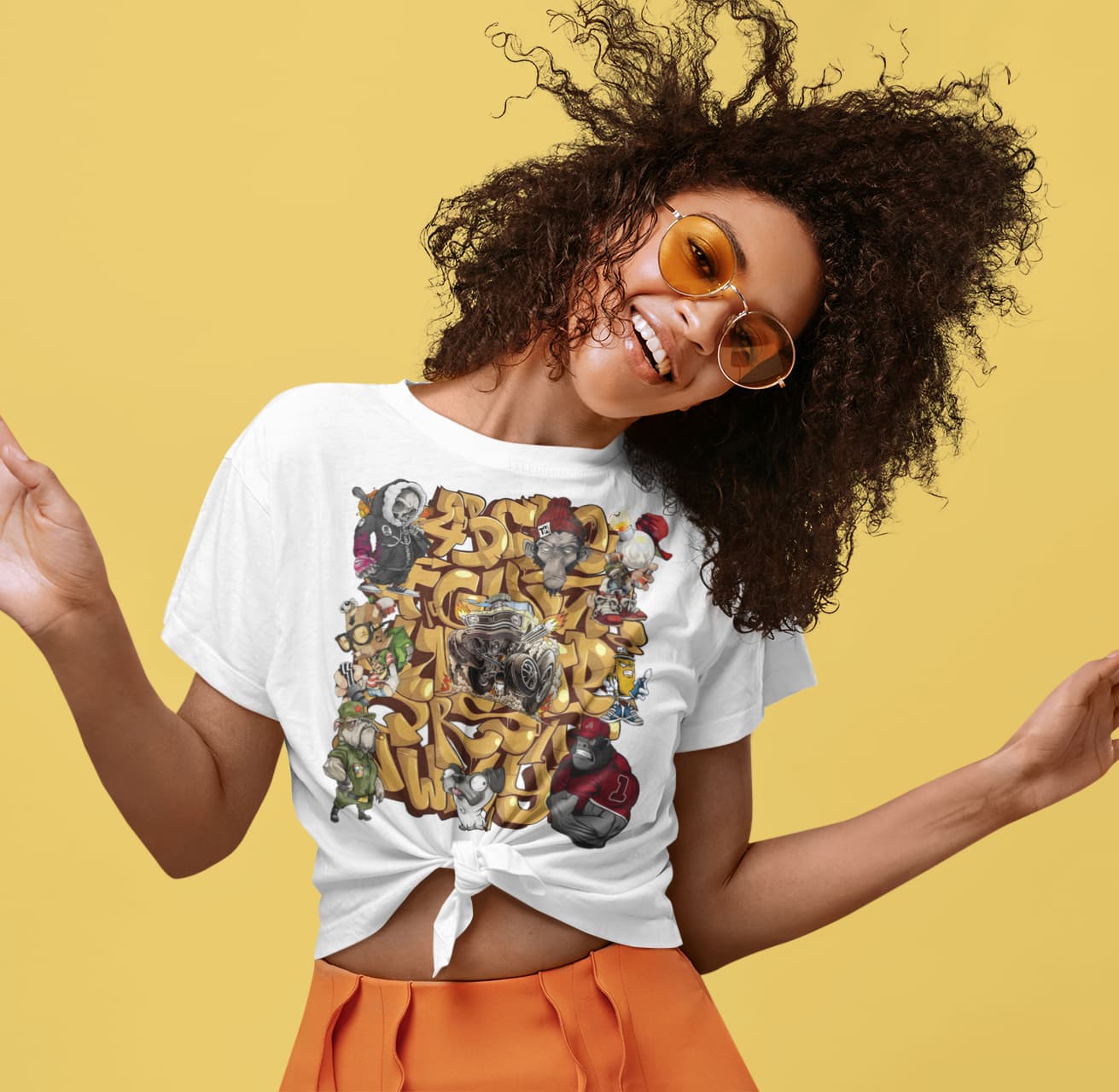 Urban Graffiti Crew Street Art Graphic Tee Shirt, Hoodie Sweatshirt