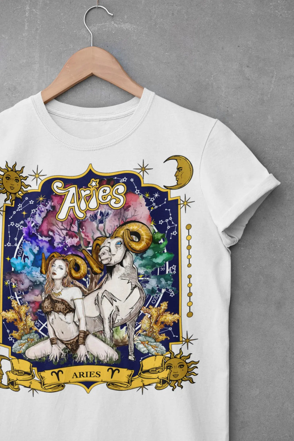 Aries Zodiac Graphic Tee Shirt, Hoodie Sweatshirt