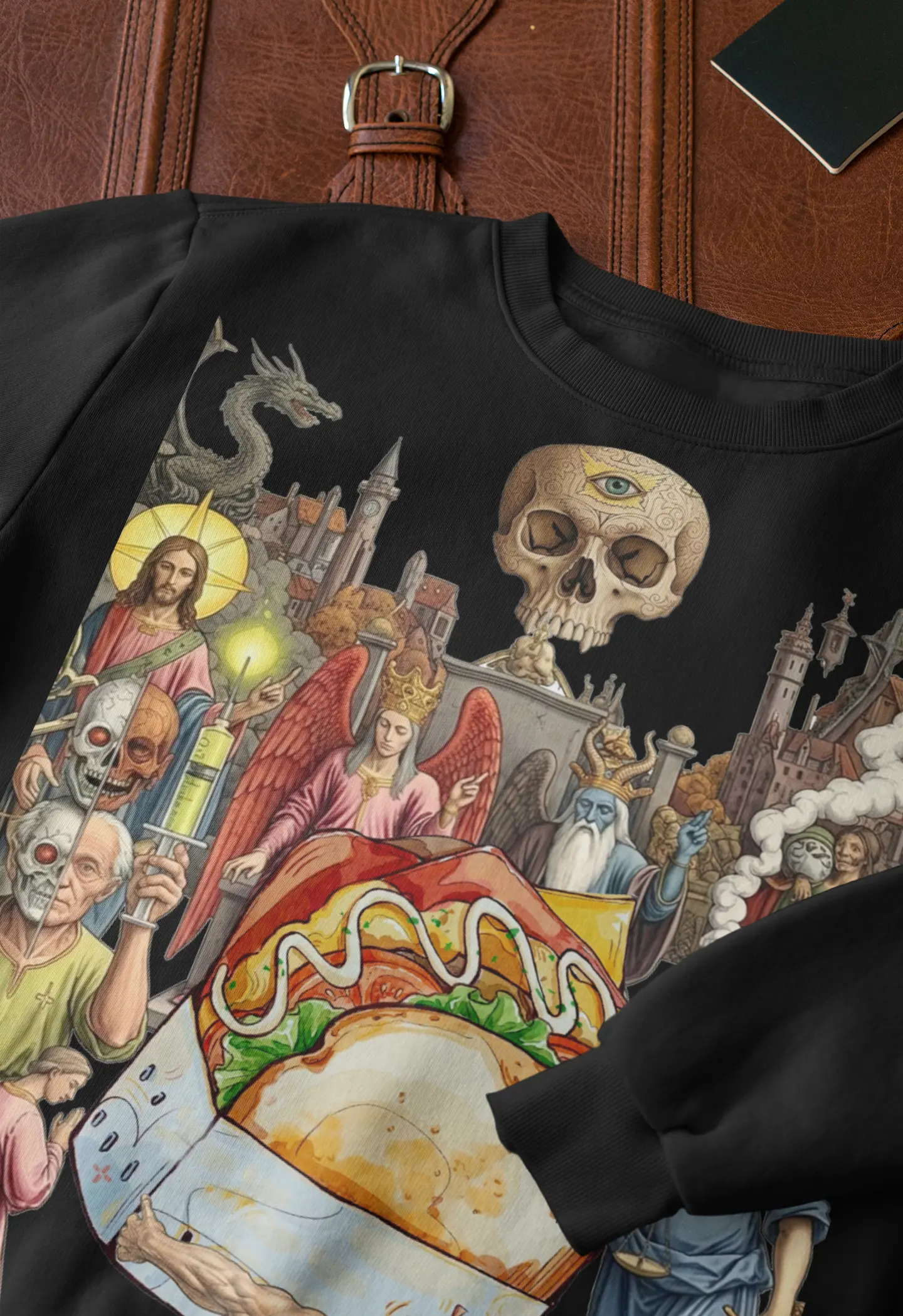Atlas Burden of the Sandwich Graphic Tee Shirt, Hoodie Sweatshirt