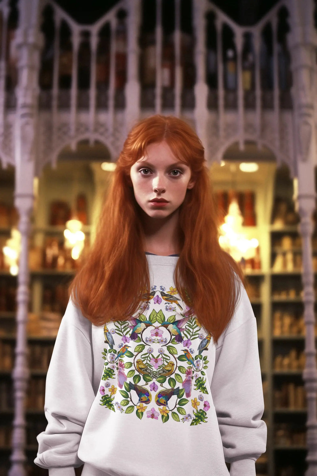 Bird Garden Tree Graphic Tee Shirt, Hoodie Sweatshirt