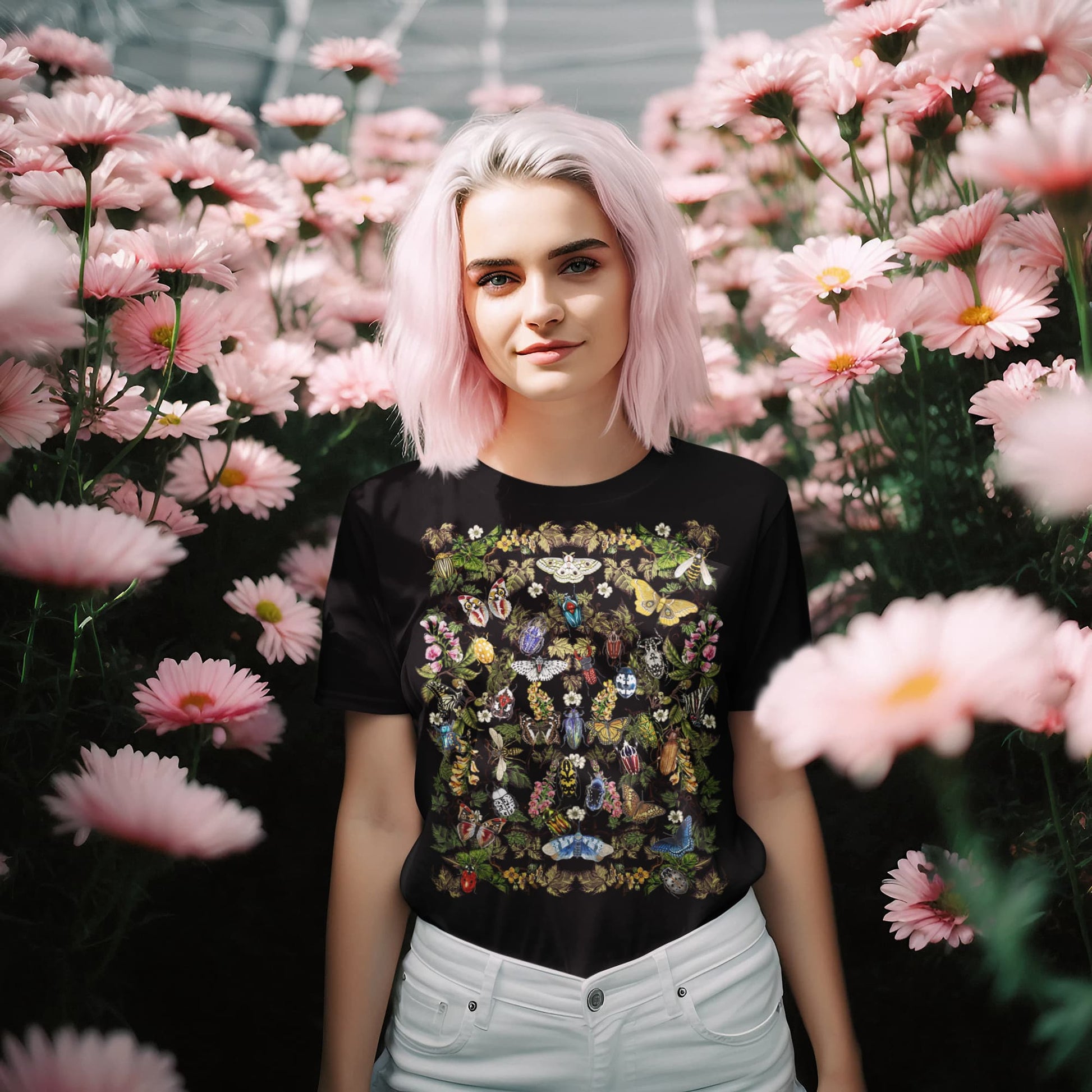 Bug Butterfly Tree Graphic Tee Shirt, Hoodie Sweatshirt