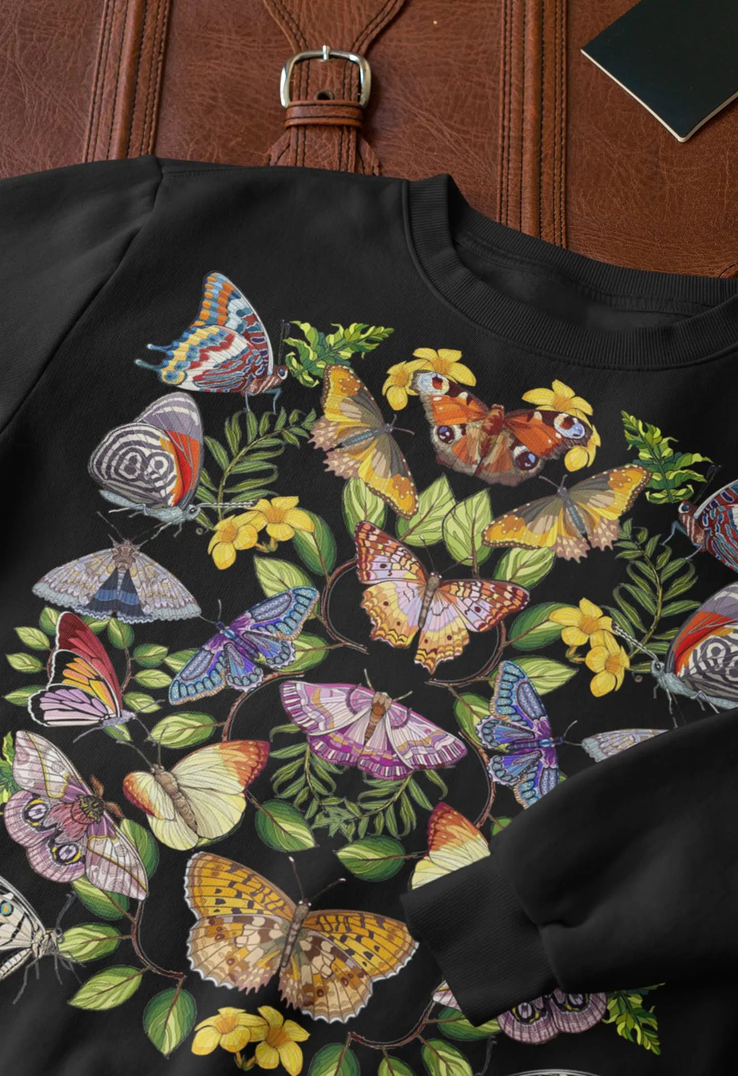 Butterfly Moth Graphic Tee Shirt, Hoodie Sweatshirt