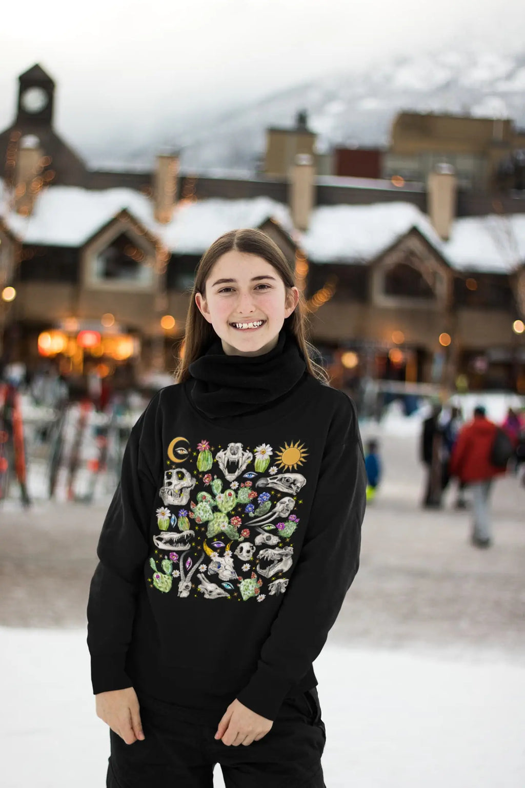 Skull Cactus Desert Graphic Tee Shirt, Hoodie Sweatshirt