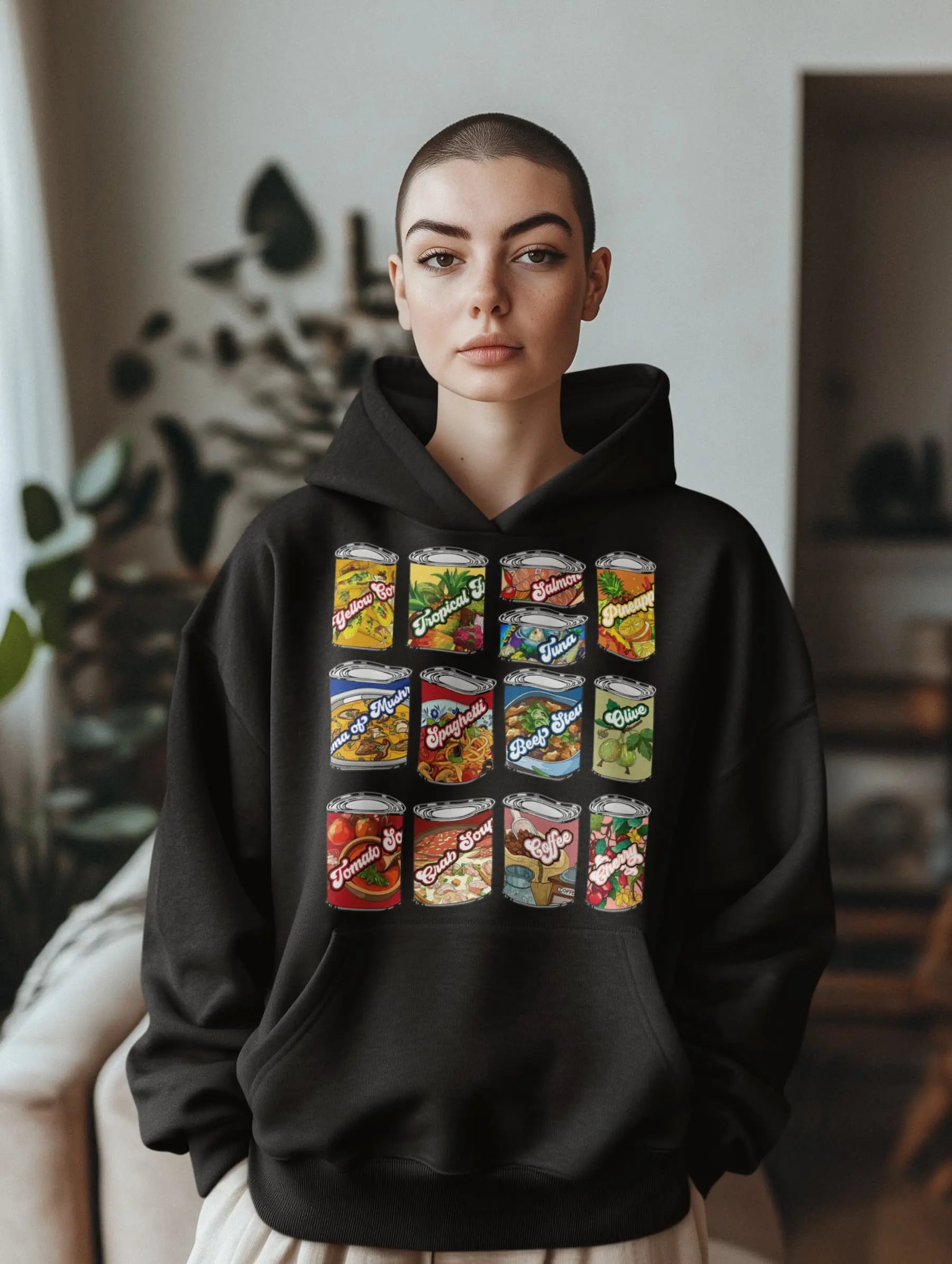 Canned Food Graphic Tee Shirt, Hoodie Sweatshirt