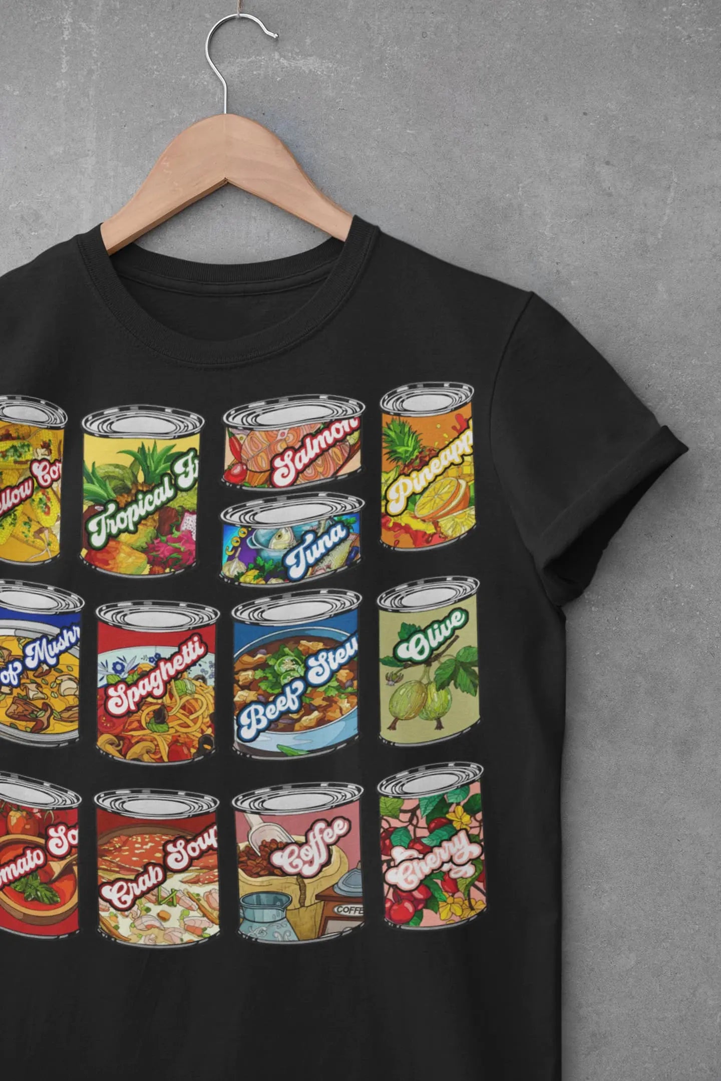 Canned Food Graphic Tee Shirt, Hoodie Sweatshirt
