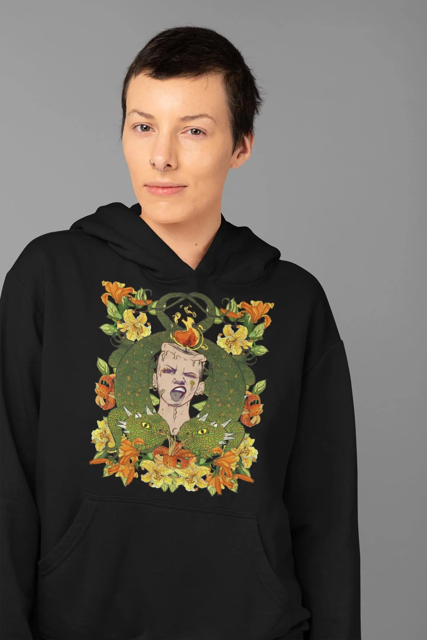 Candle Lizard Graphic Tee Shirt, Hoodie Sweatshirt