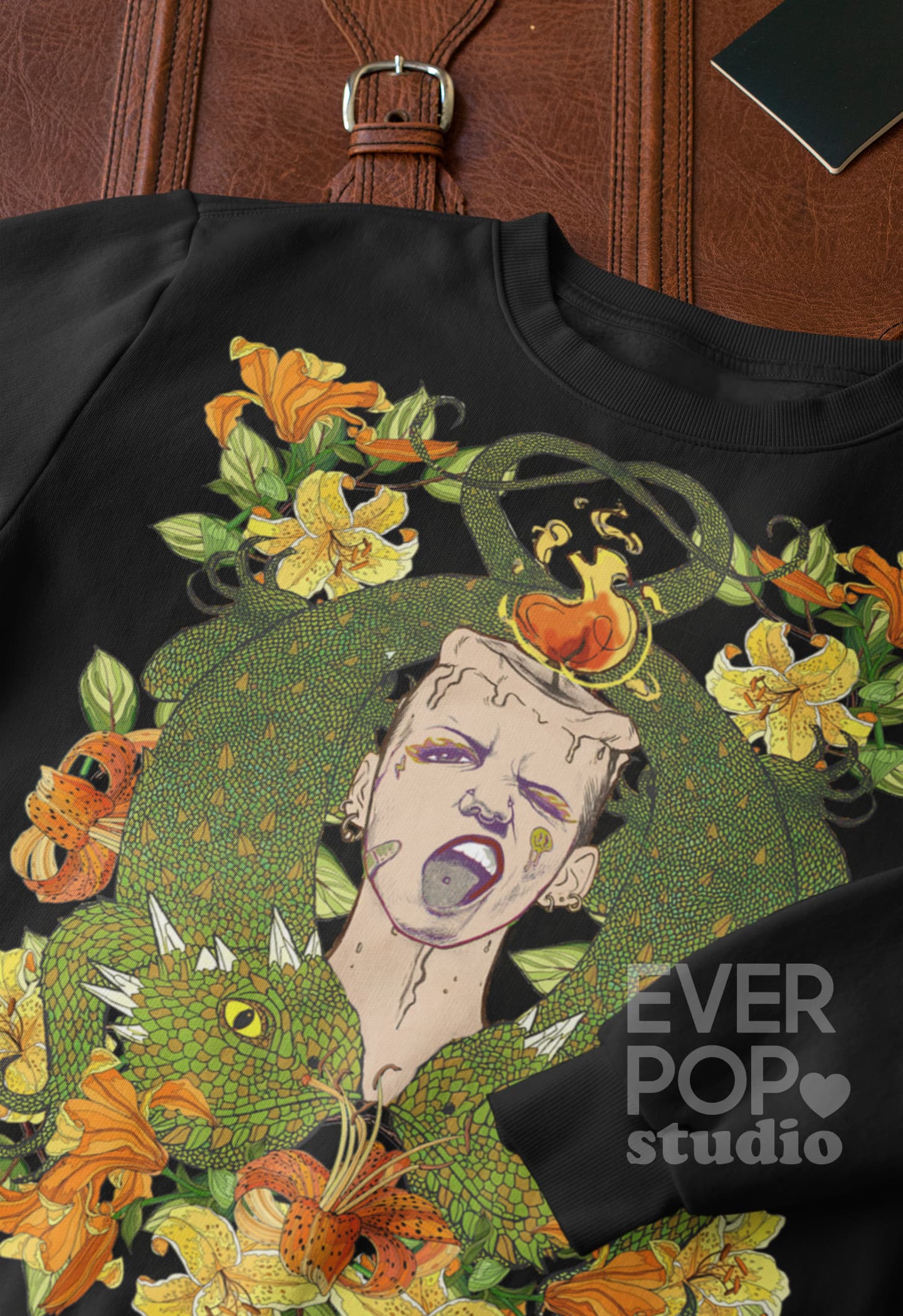 Candle Lizard Graphic Tee Shirt, Hoodie Sweatshirt
