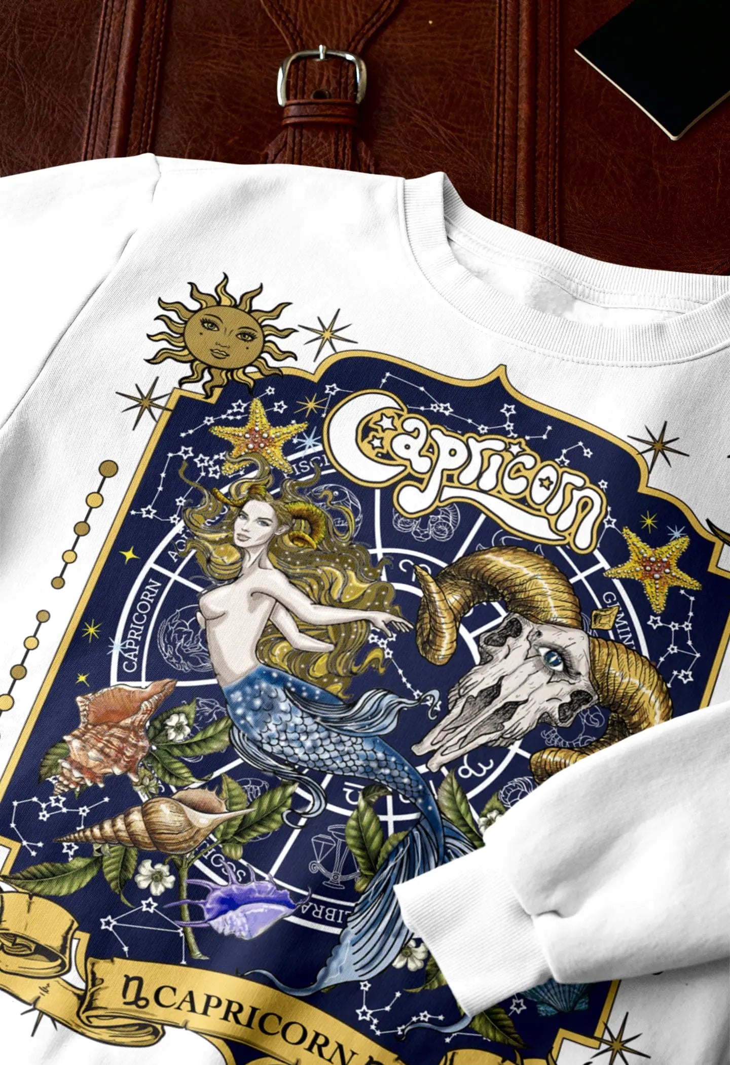 Capricorn Zodiac Graphic Tee Shirt, Hoodie Sweatshirt