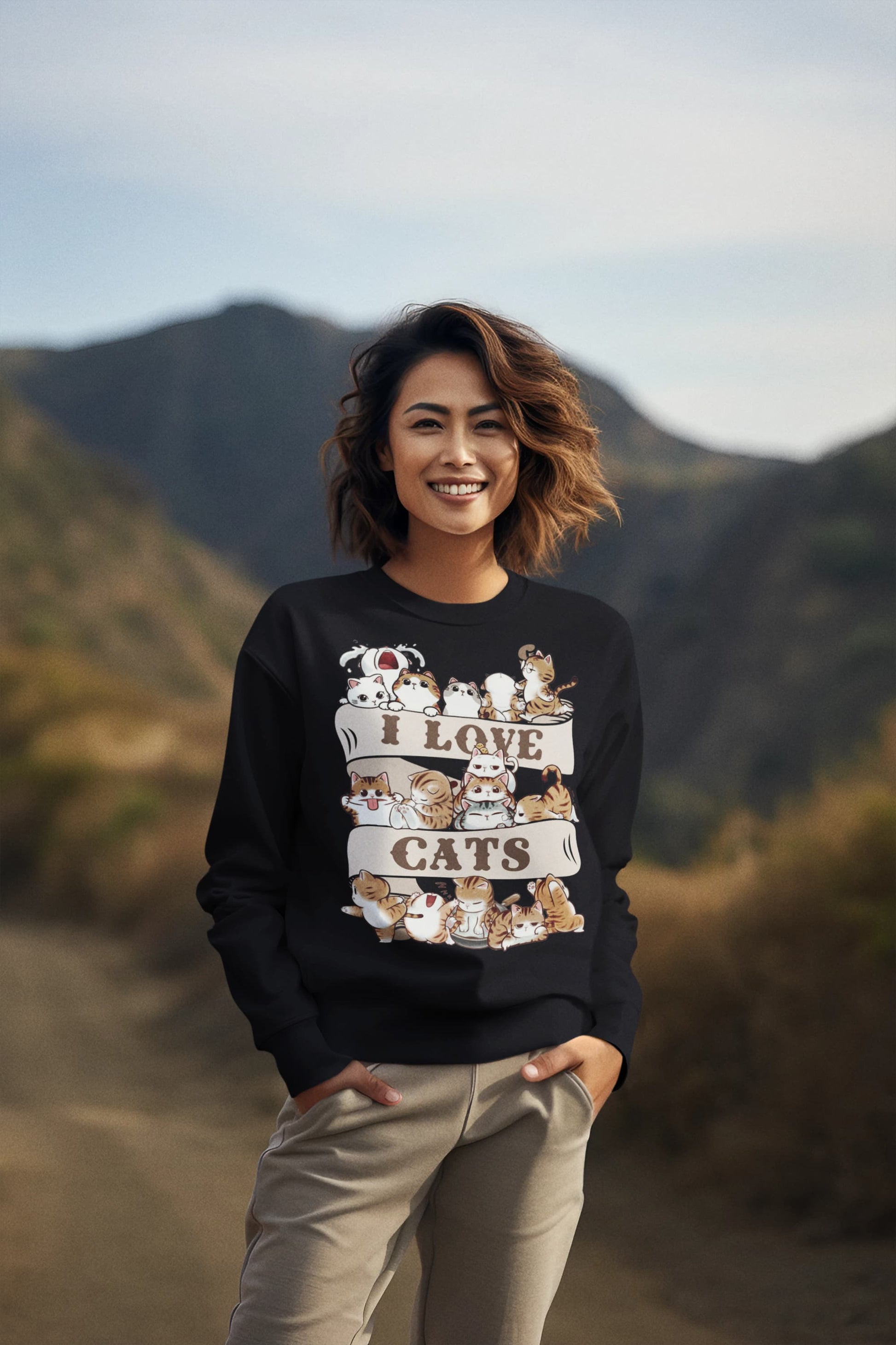 Kitten Cat Lover Graphic Tee Shirt, Hoodie Sweatshirt