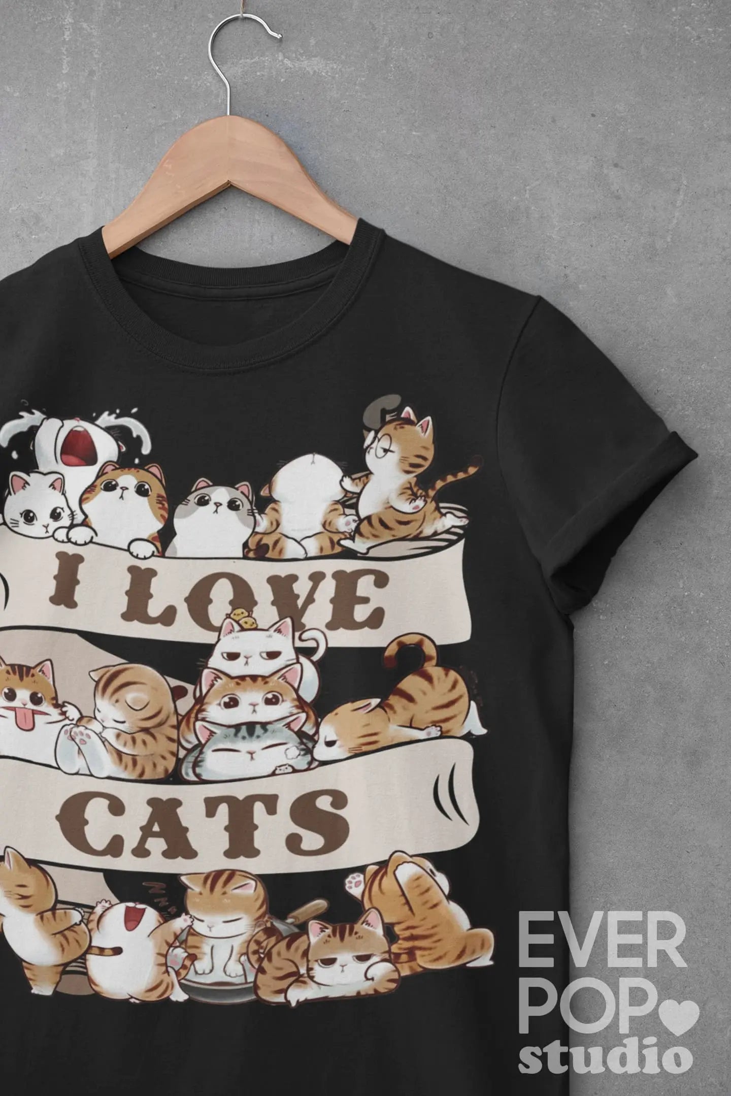 Kitten Cat Lover Graphic Tee Shirt, Hoodie Sweatshirt