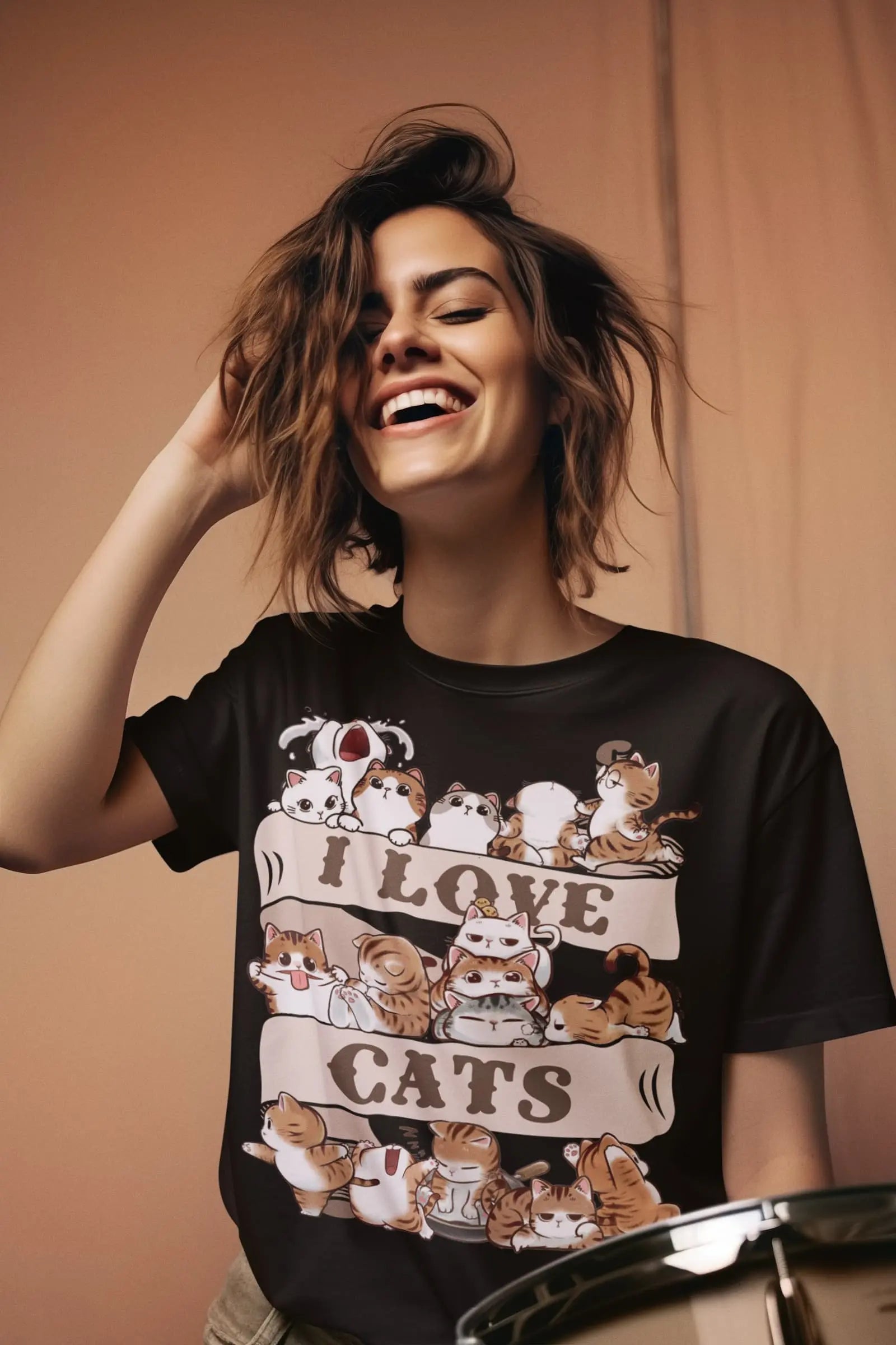 Kitten Cat Lover Graphic Tee Shirt, Hoodie Sweatshirt