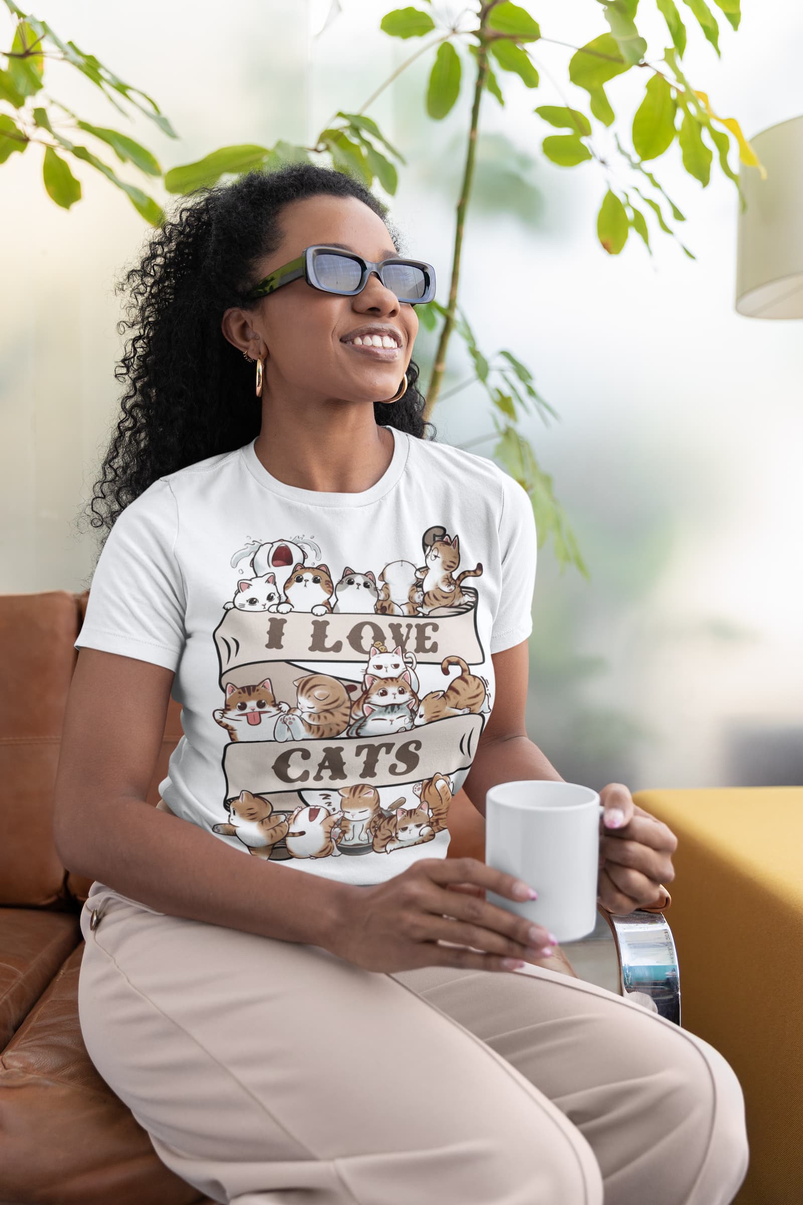 Kitten Cat Lover Graphic Tee Shirt, Hoodie Sweatshirt