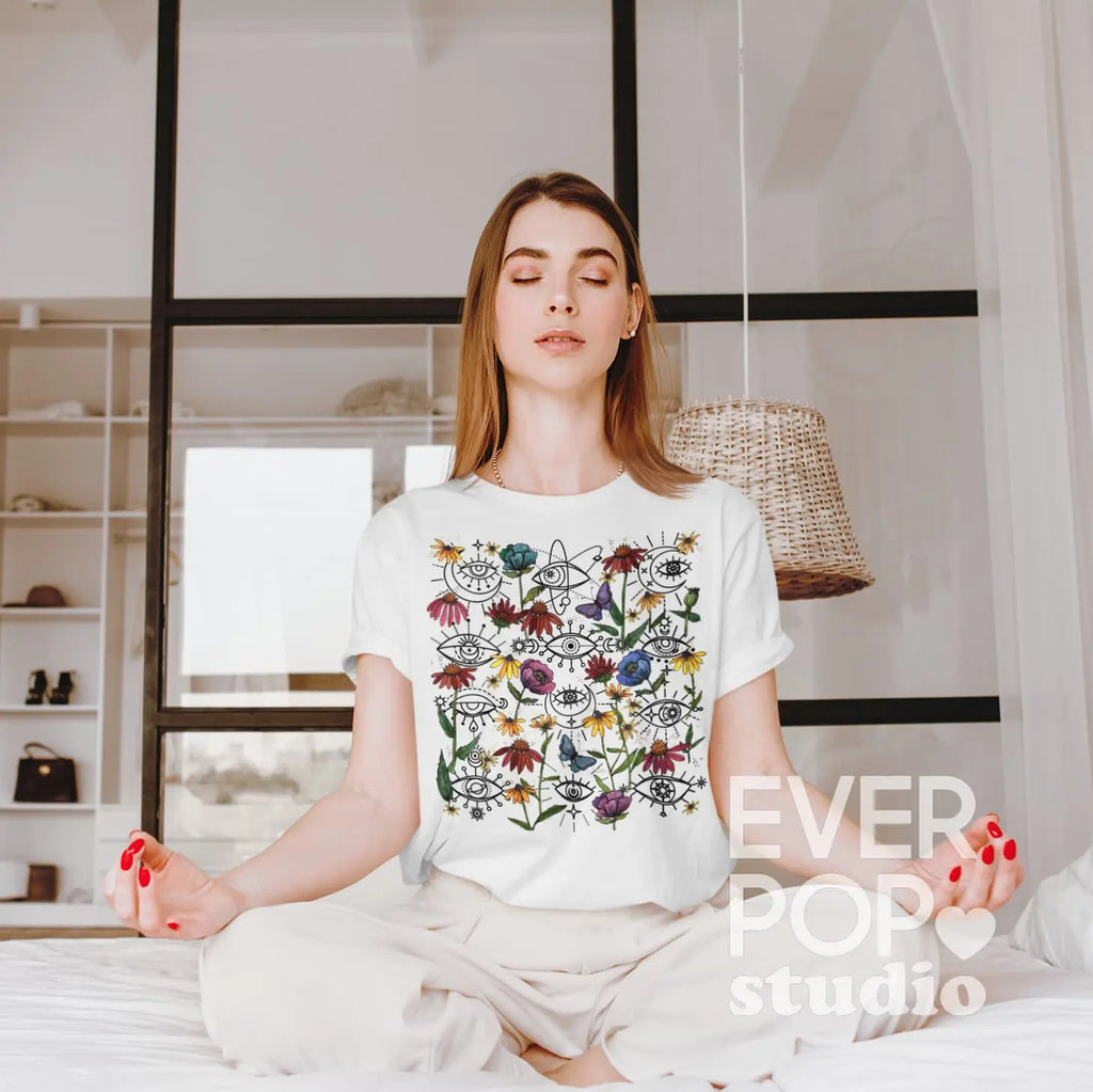 Celestial Eye Graphic Tee Shirt, Hoodie Sweatshirt