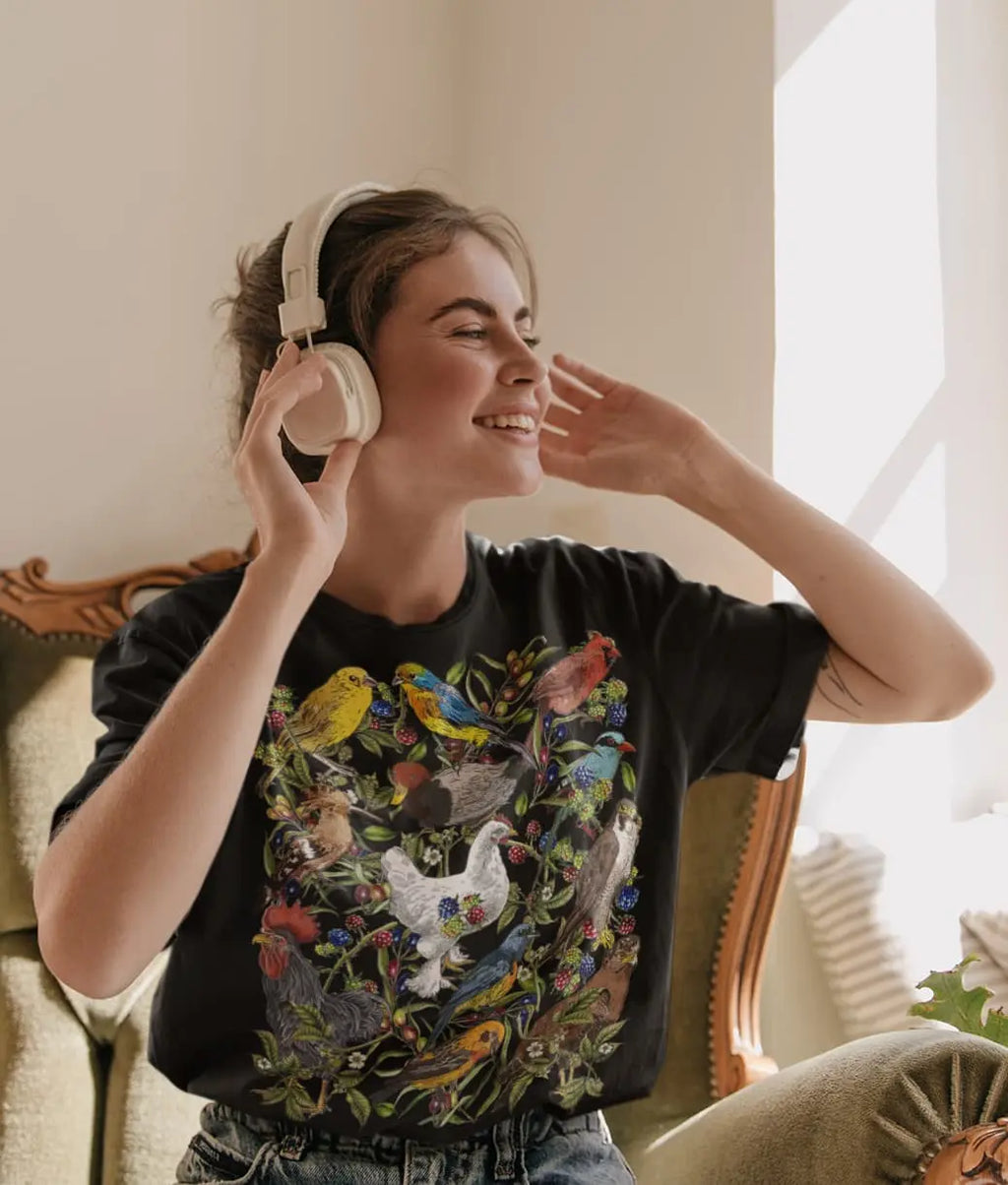 Farm Chicken Bird Graphic Tee Shirt, Hoodie Sweatshirt