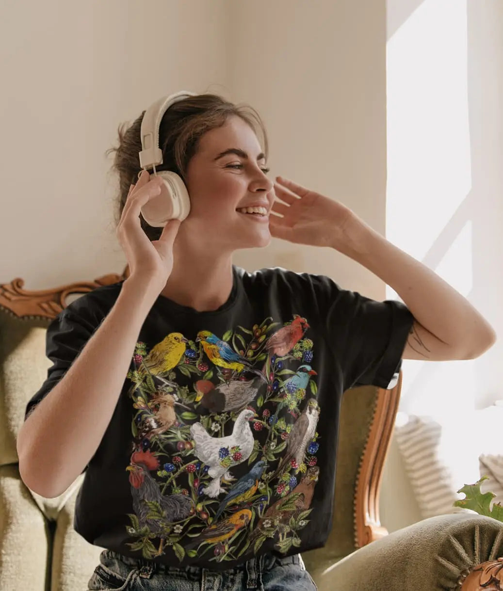 Farm Chicken Bird Graphic Tee Shirt, Hoodie Sweatshirt