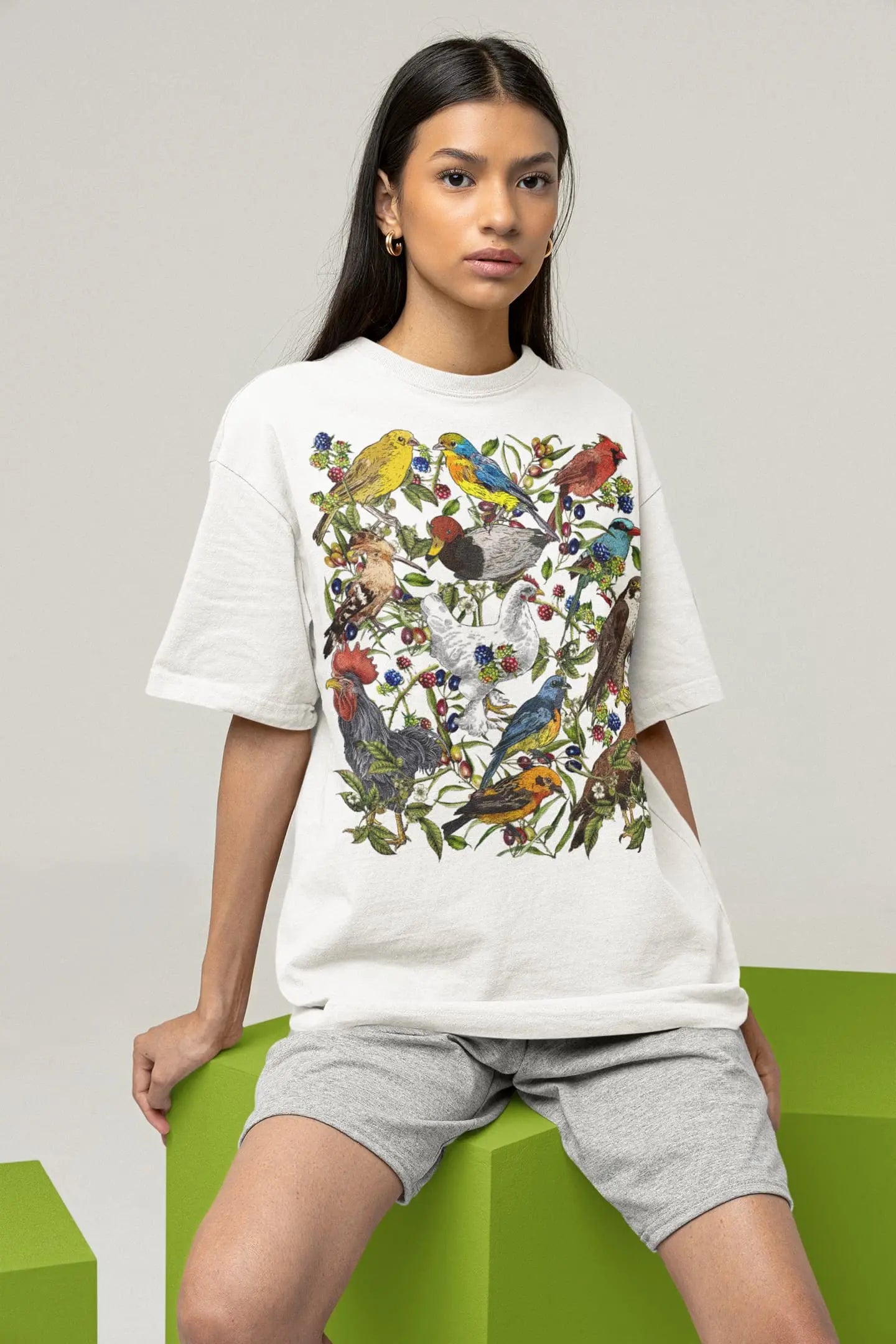 Farm Chicken Bird Graphic Tee Shirt, Hoodie Sweatshirt