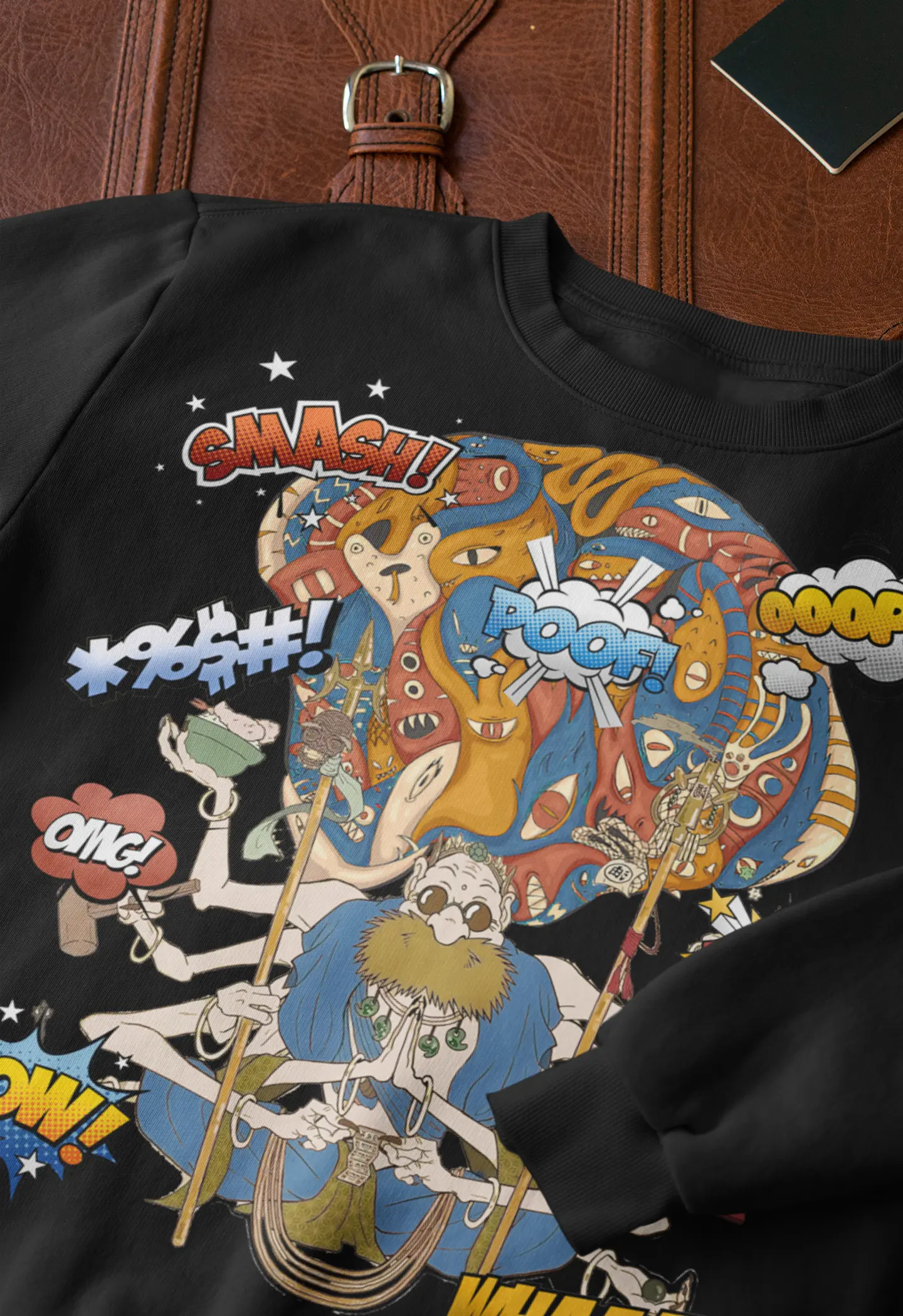 Meditation in Chaos Graphic Tee Shirt, Hoodie Sweatshirt