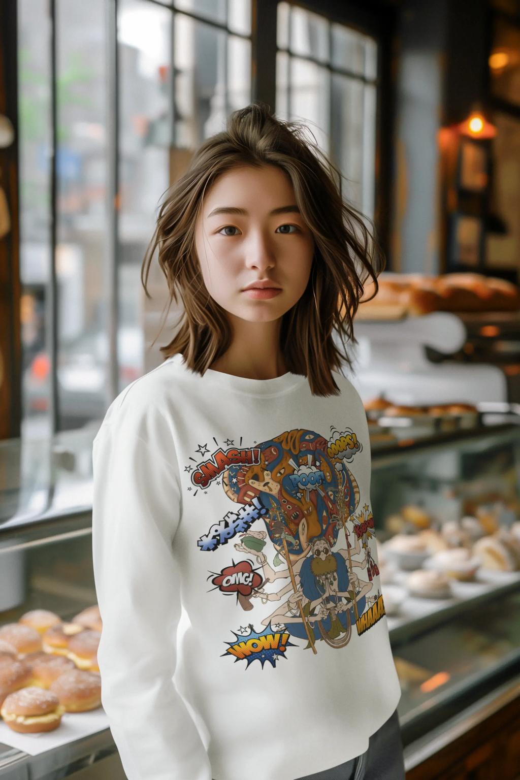 Meditation in Chaos Graphic Tee Shirt, Hoodie Sweatshirt