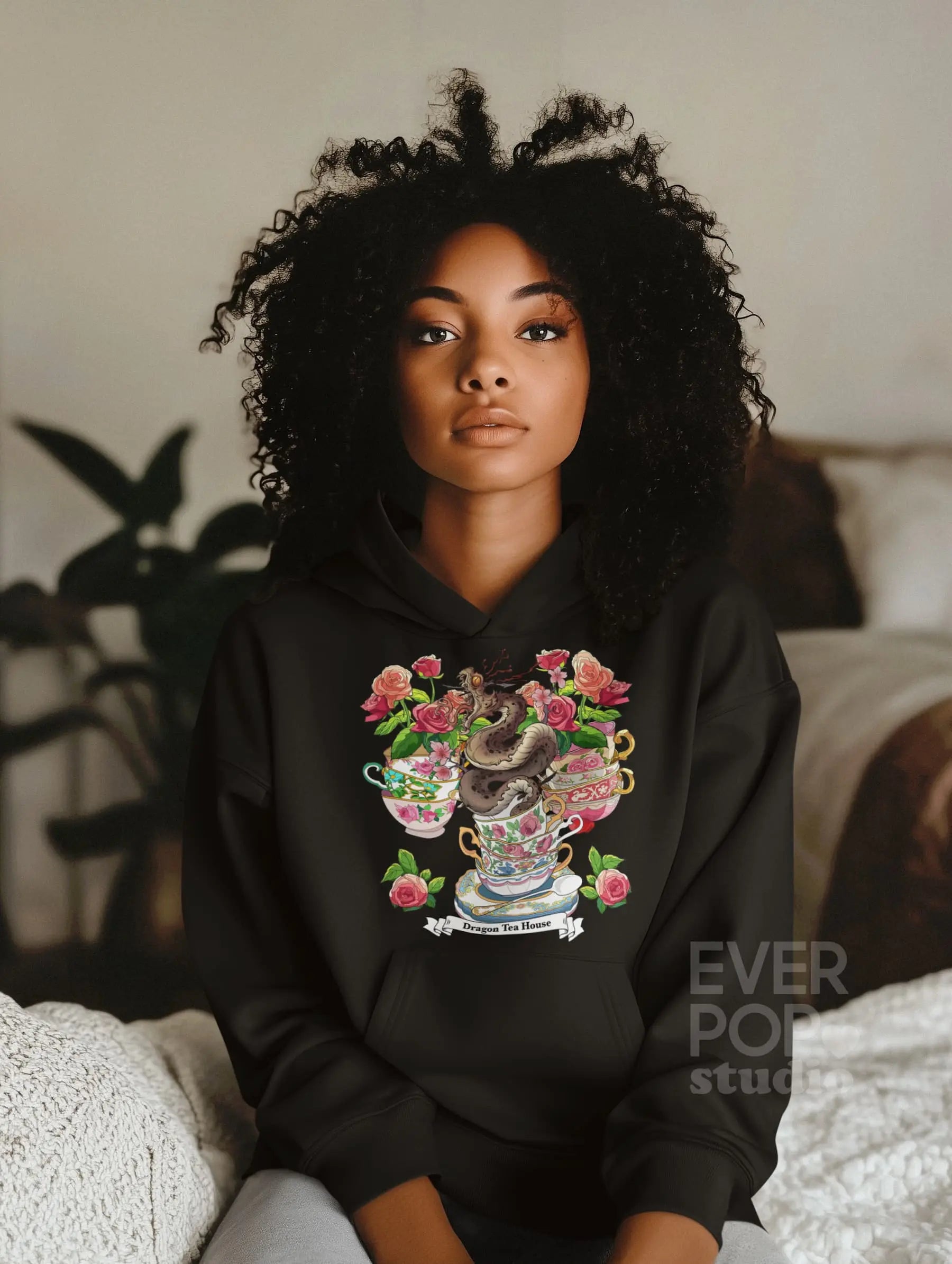 Dragon Cup Graphic Tee Shirt, Hoodie Sweatshirt