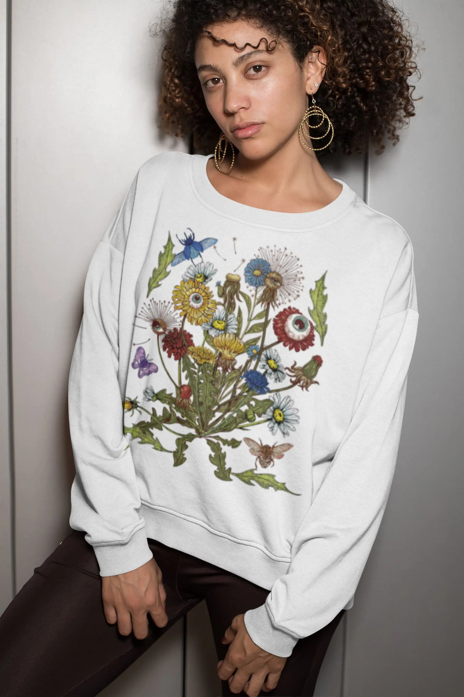 Eye Dandelion Graphic Tee Shirt, Hoodie Sweatshirt