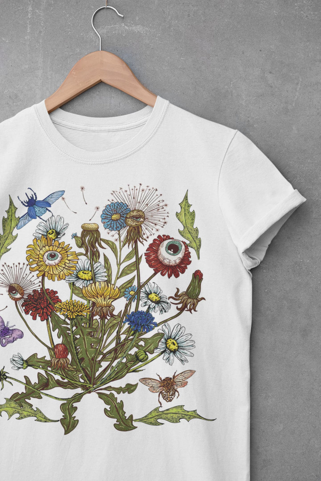 Eye Dandelion Graphic Tee Shirt, Hoodie Sweatshirt