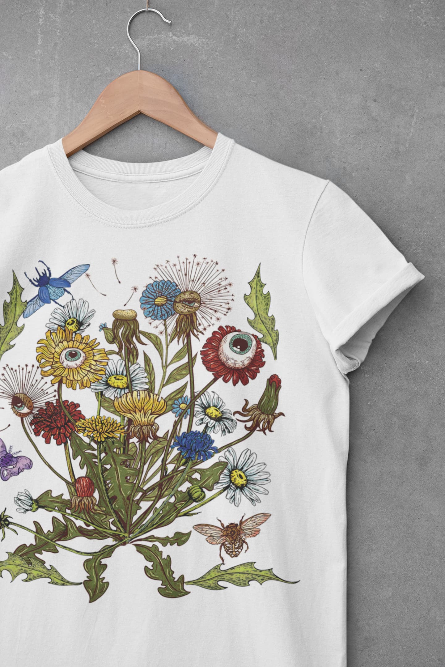Eye Dandelion Graphic Tee Shirt, Hoodie Sweatshirt