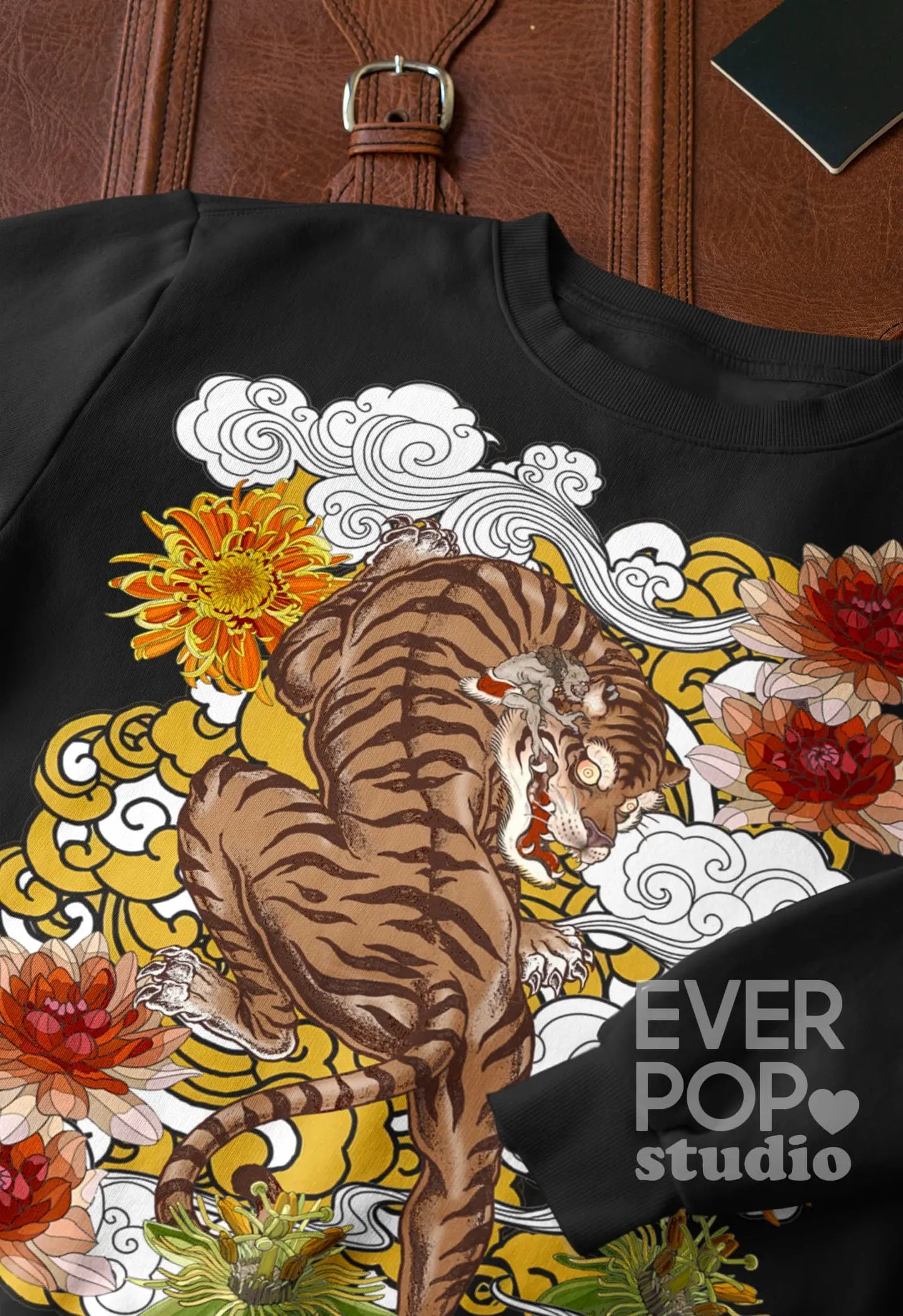 Devil Tiger Graphic Tee Shirt, Hoodie Sweatshirt