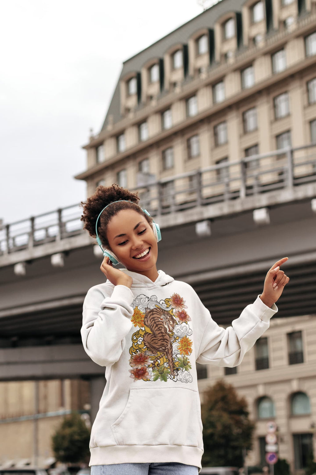 Devil Tiger Graphic Tee Shirt, Hoodie Sweatshirt