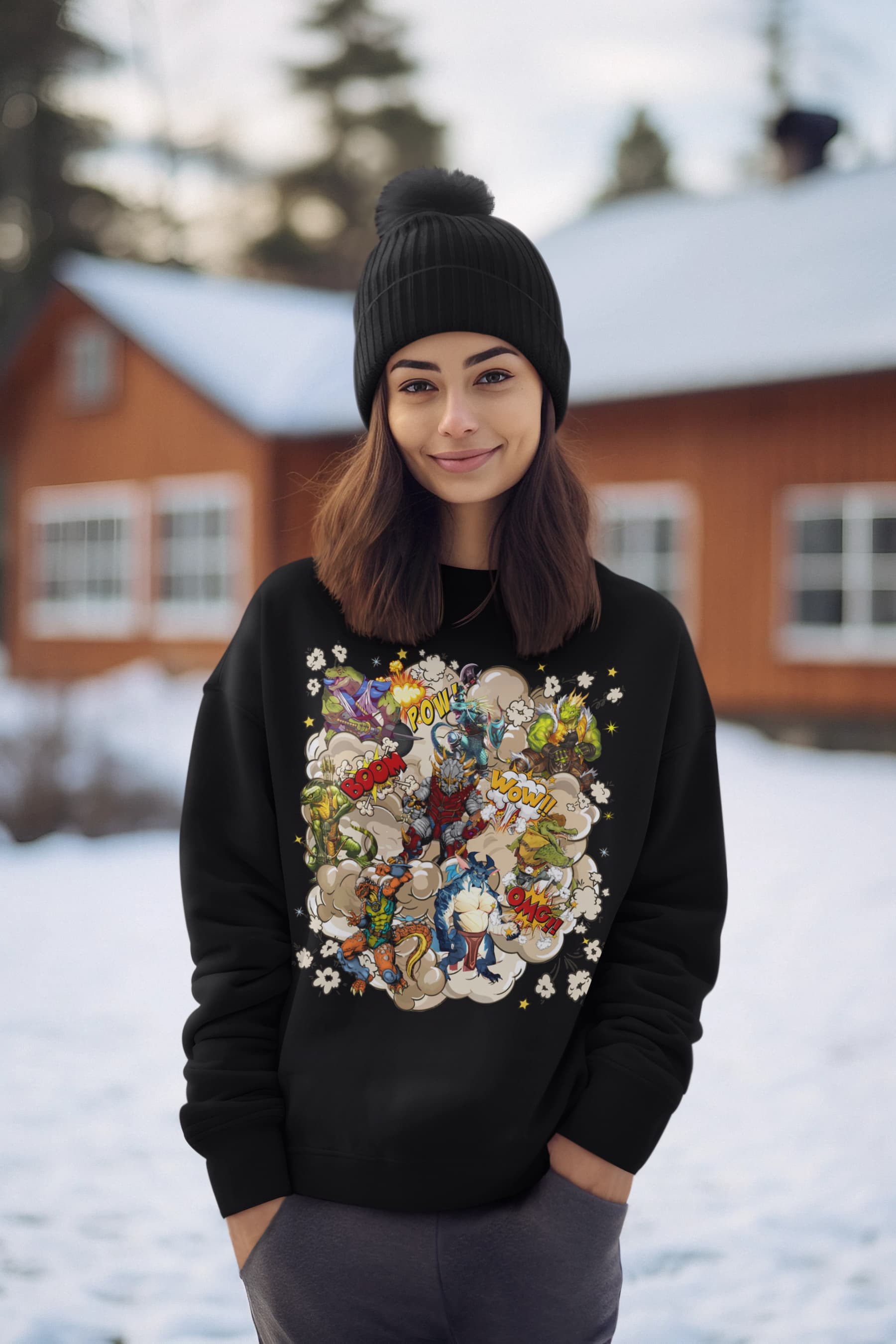 Dinosaur Fighter Graphic Tee Shirt, Hoodie Sweatshirt
