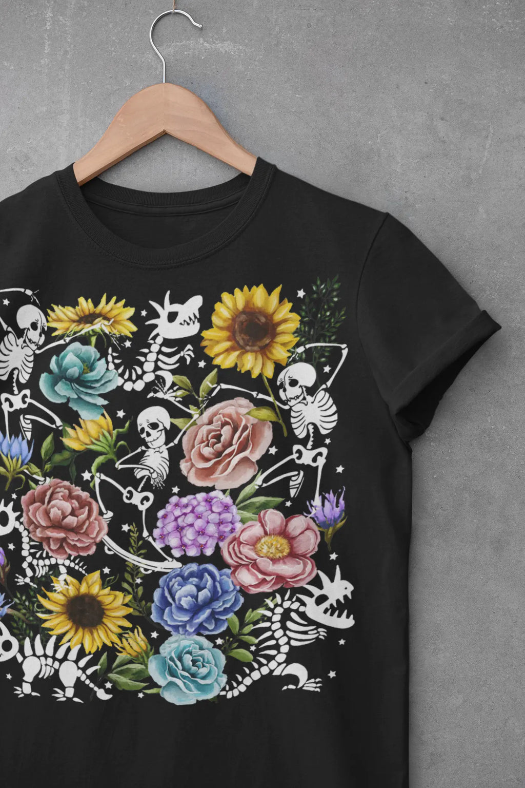 Dancing Skeleton Graphic Tee Shirt, Hoodie Sweatshirt