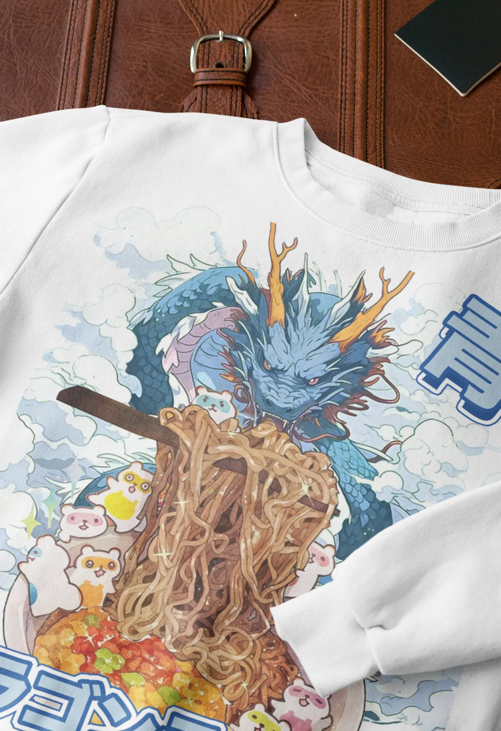 Blue Dragon Ramen – Japanese Anime Graphic Tee Shirt, Hoodie Sweatshirt