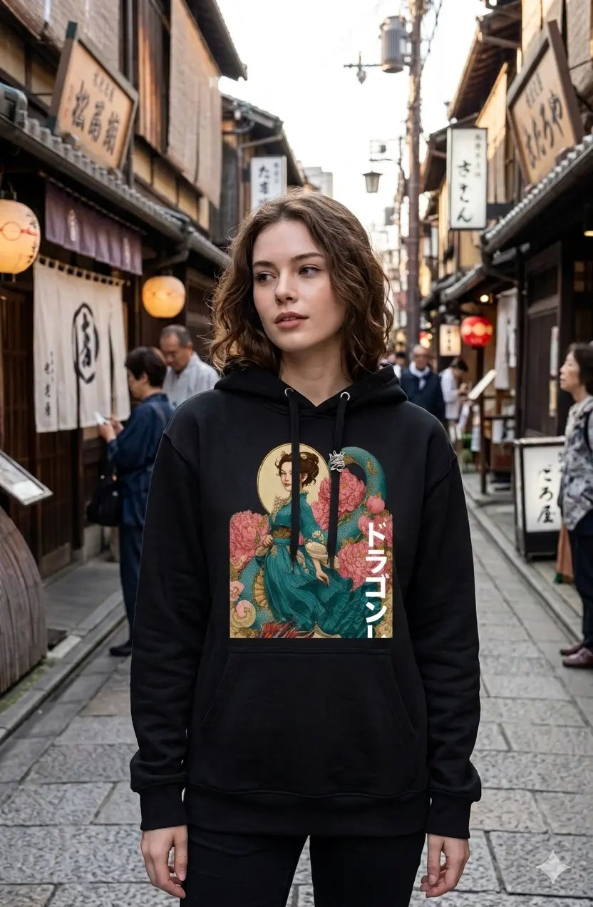 Dragon Lady Vintage Graphic Tee Shirt, Hoodie Sweatshirt