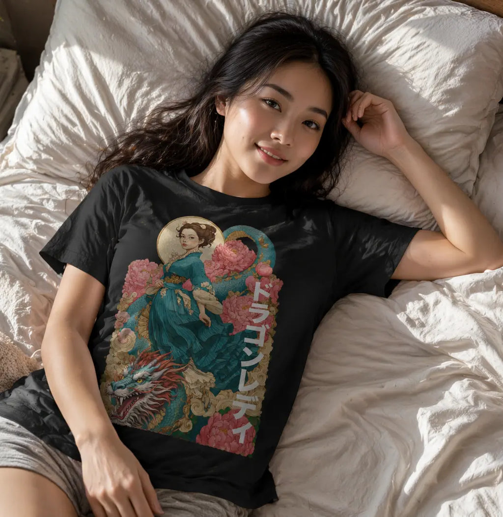Dragon Lady Vintage Graphic Tee Shirt, Hoodie Sweatshirt