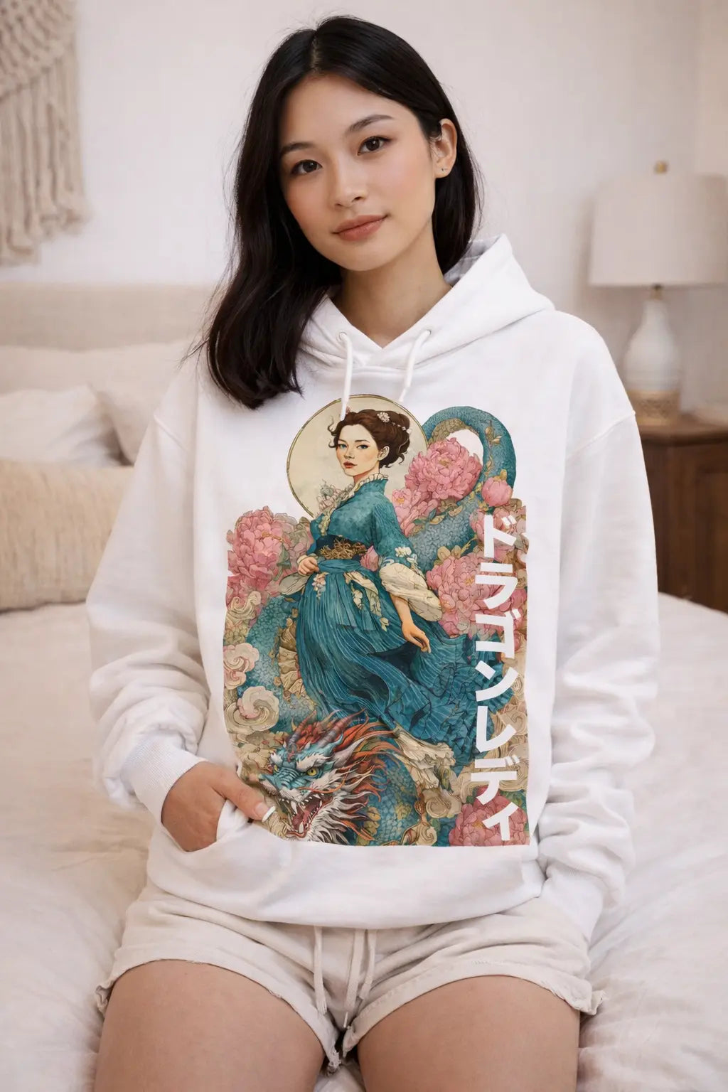 Dragon Lady Vintage Graphic Tee Shirt, Hoodie Sweatshirt