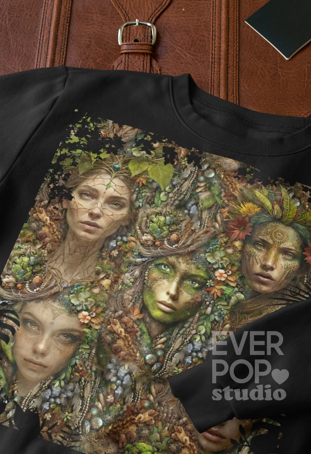 Earth Goddess Graphic Tee Shirt, Hoodie Sweatshirt