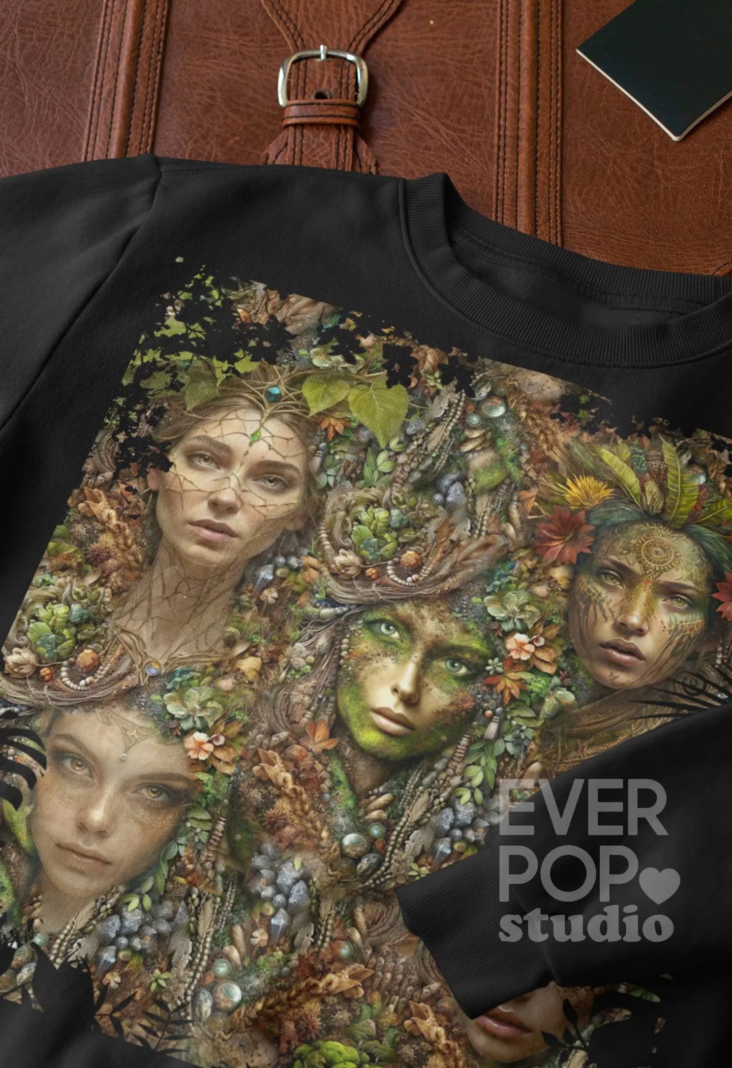 Earth Goddess Graphic Tee Shirt, Hoodie Sweatshirt