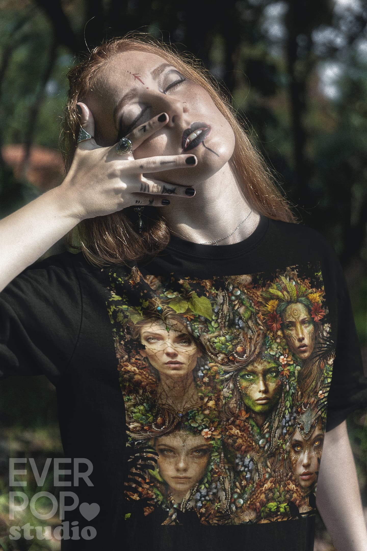 Earth Goddess Graphic Tee Shirt, Hoodie Sweatshirt
