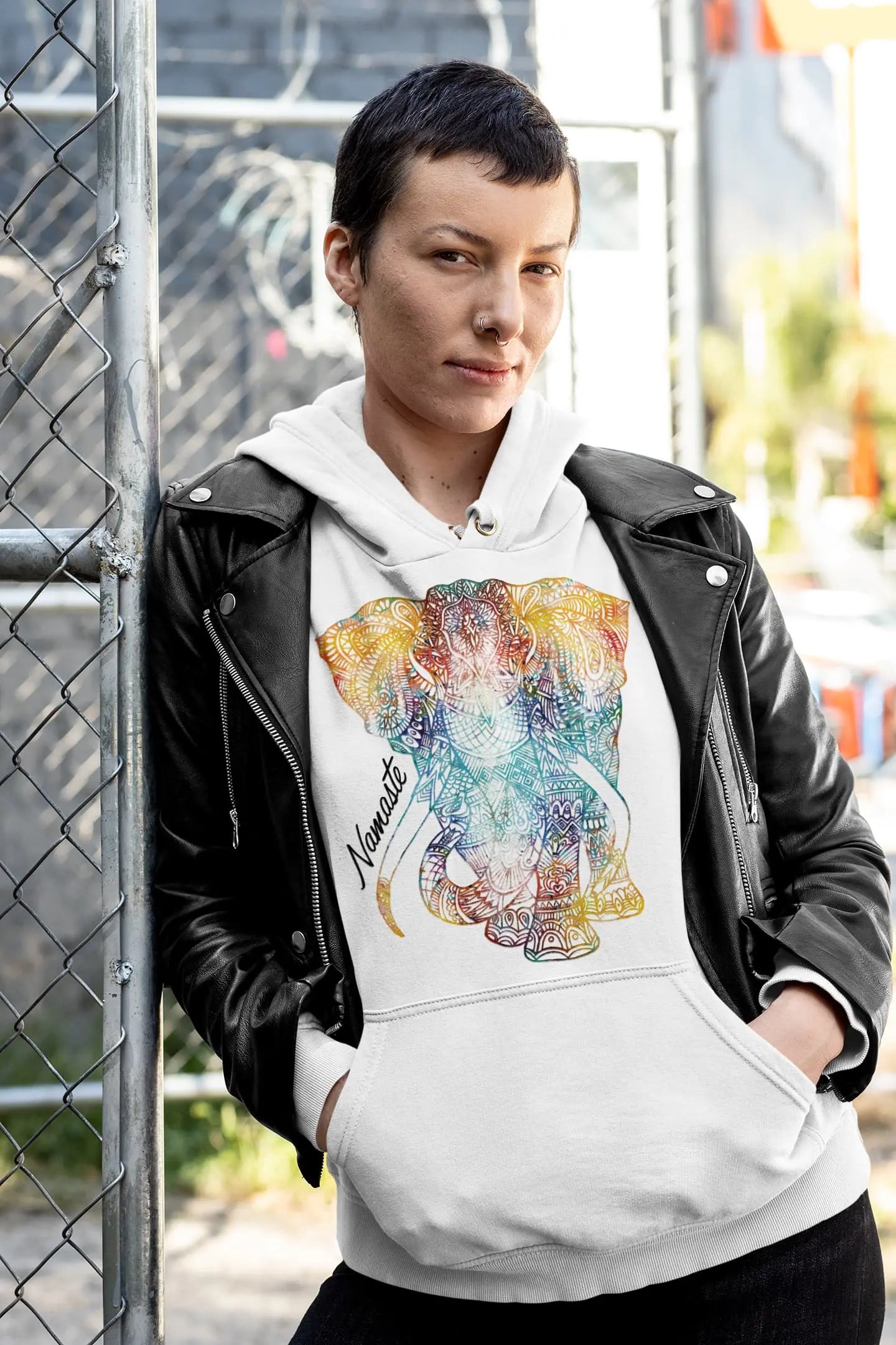 Elephant Mandala Grpahic Tee Shirt, Hoodie Sweatshirt