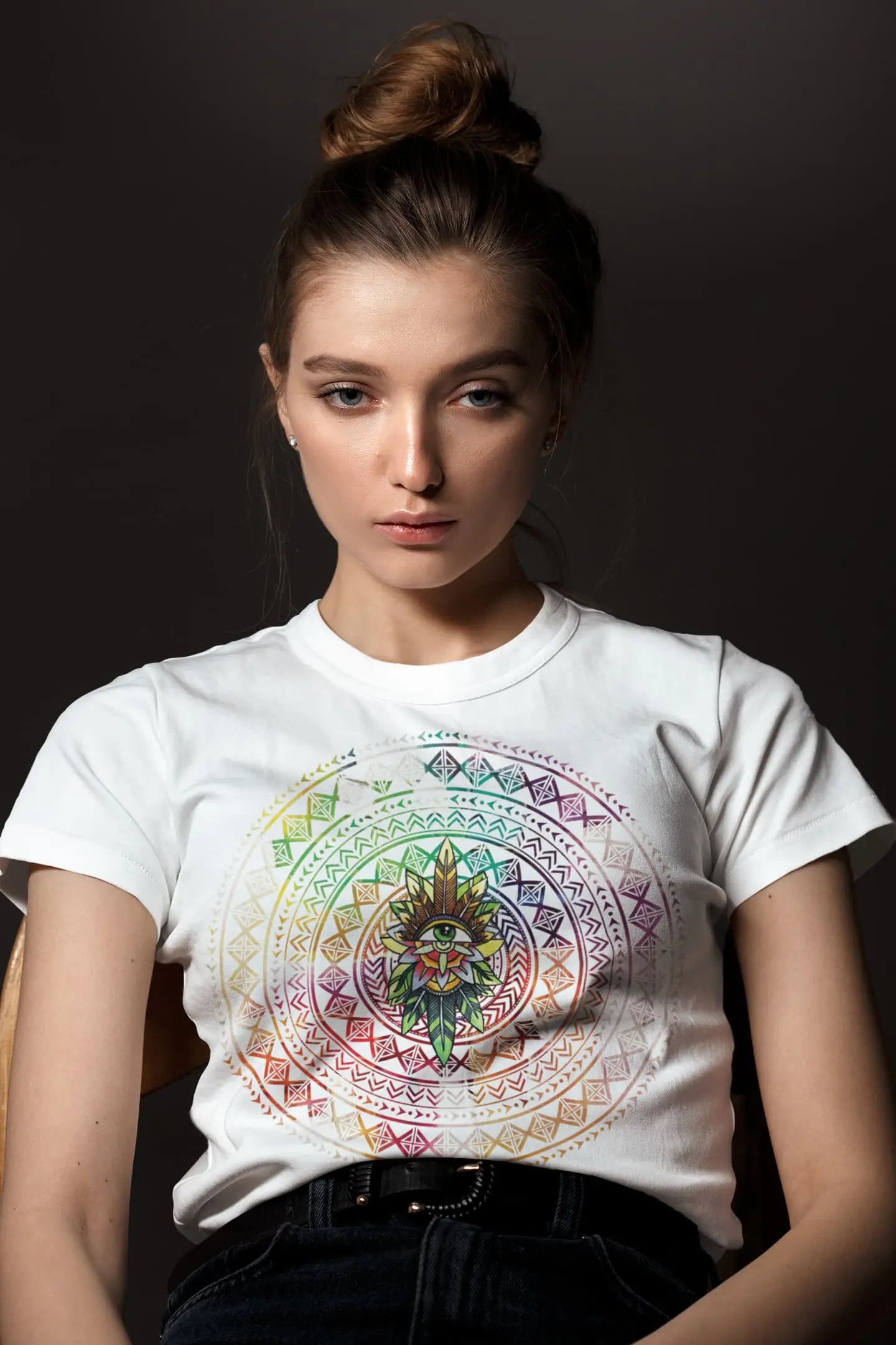 Eye Mandala Graphic Tee Shirt, Hoodie Sweatshirt