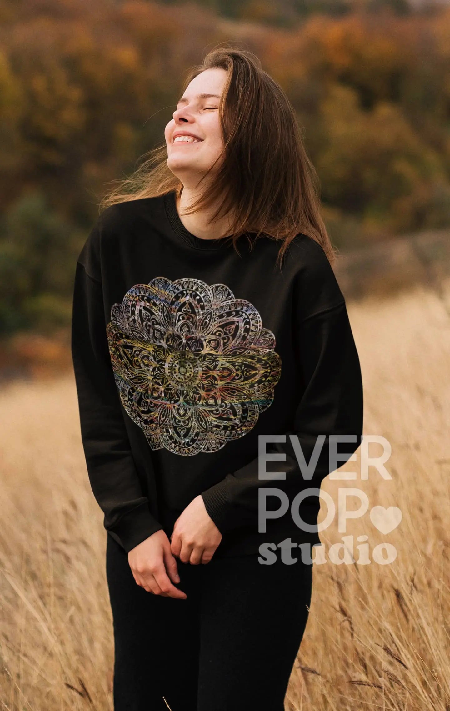 Fall mandala Graphic Tee Shirt, Hoodie Sweatshirt