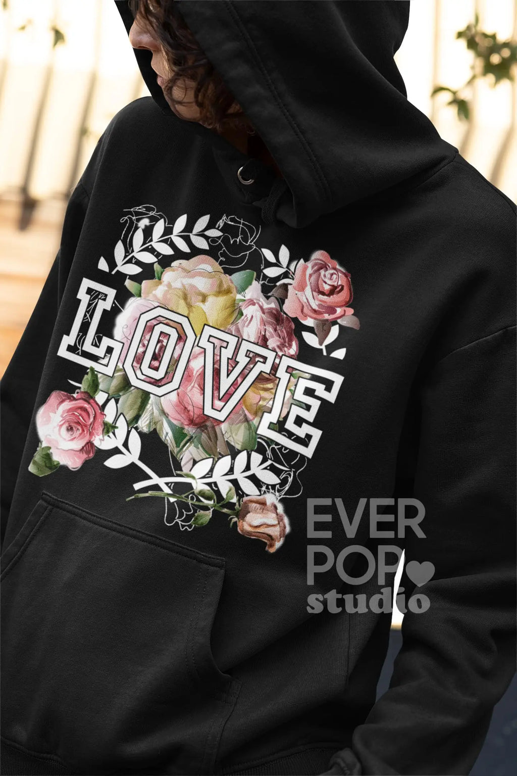 Fall Rose Love Graphic Tee Shirt, Hoodie sweatshirt