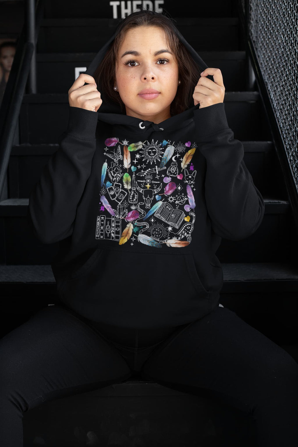 Witch feather Graphic Tee Shirt, Hoodie Sweatshirt