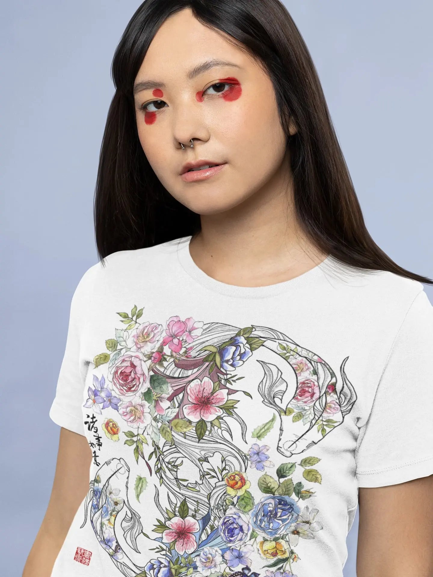 Koi Fish Yin Yang Graphic Tee Shirt, Hoodie Sweatshirt